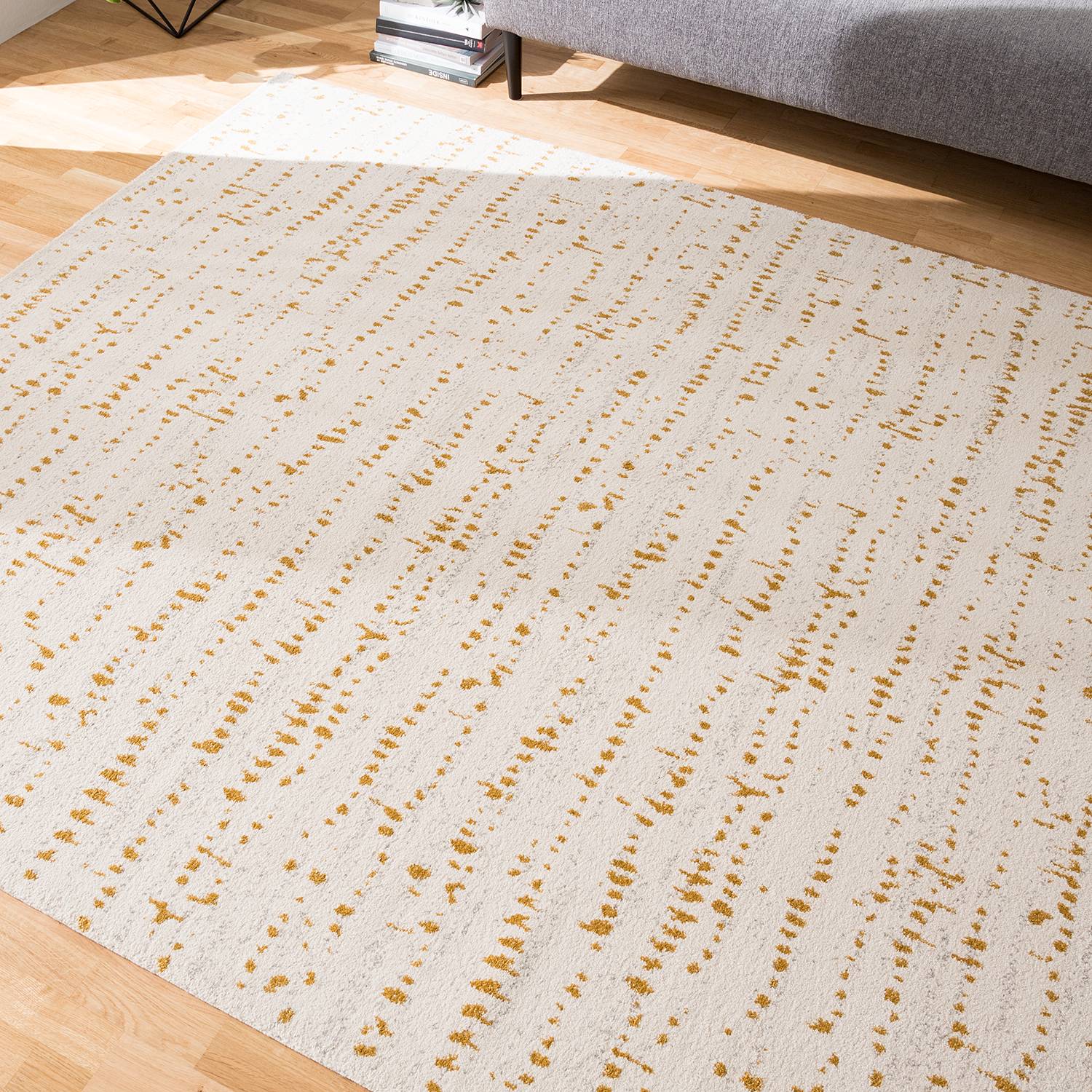 Kurzflorteppich Jena Kunstfaser Home24