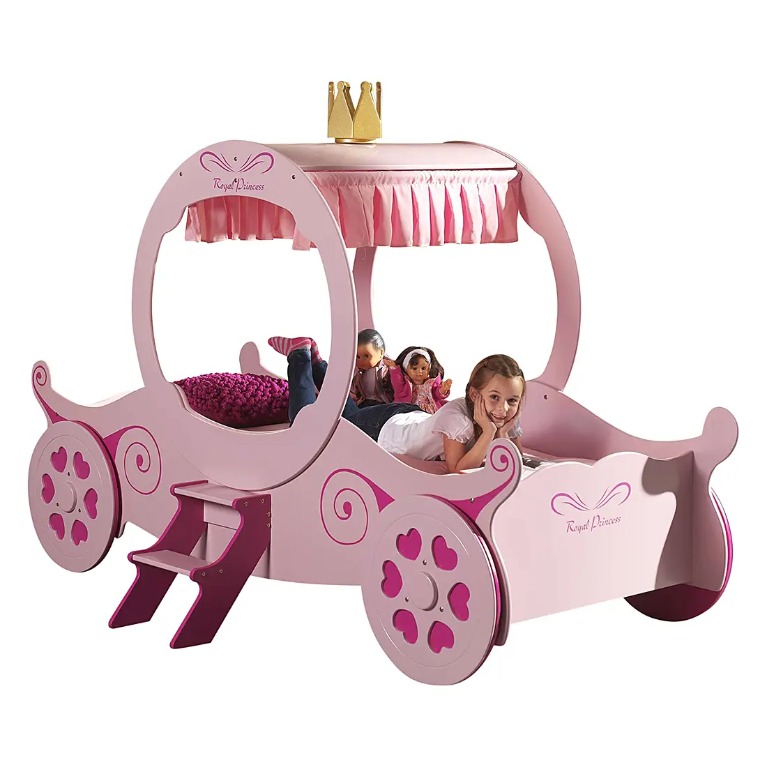 Kutschenbett Royal Princess | Kinder-Einzelbetten