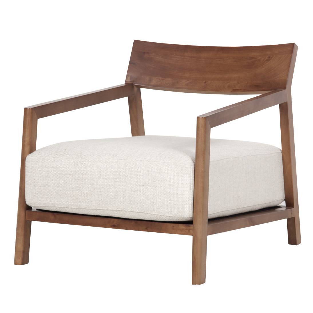 Loungesessel Amber Webstoff - Stoff Andra Beige, Studio Copenhagen - Studio Copenhagen