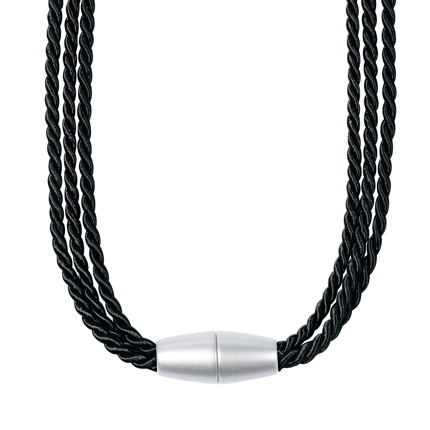 home24 Gerster Magnethalter Caty Schwarz 65 cm Breite Mischgewebe