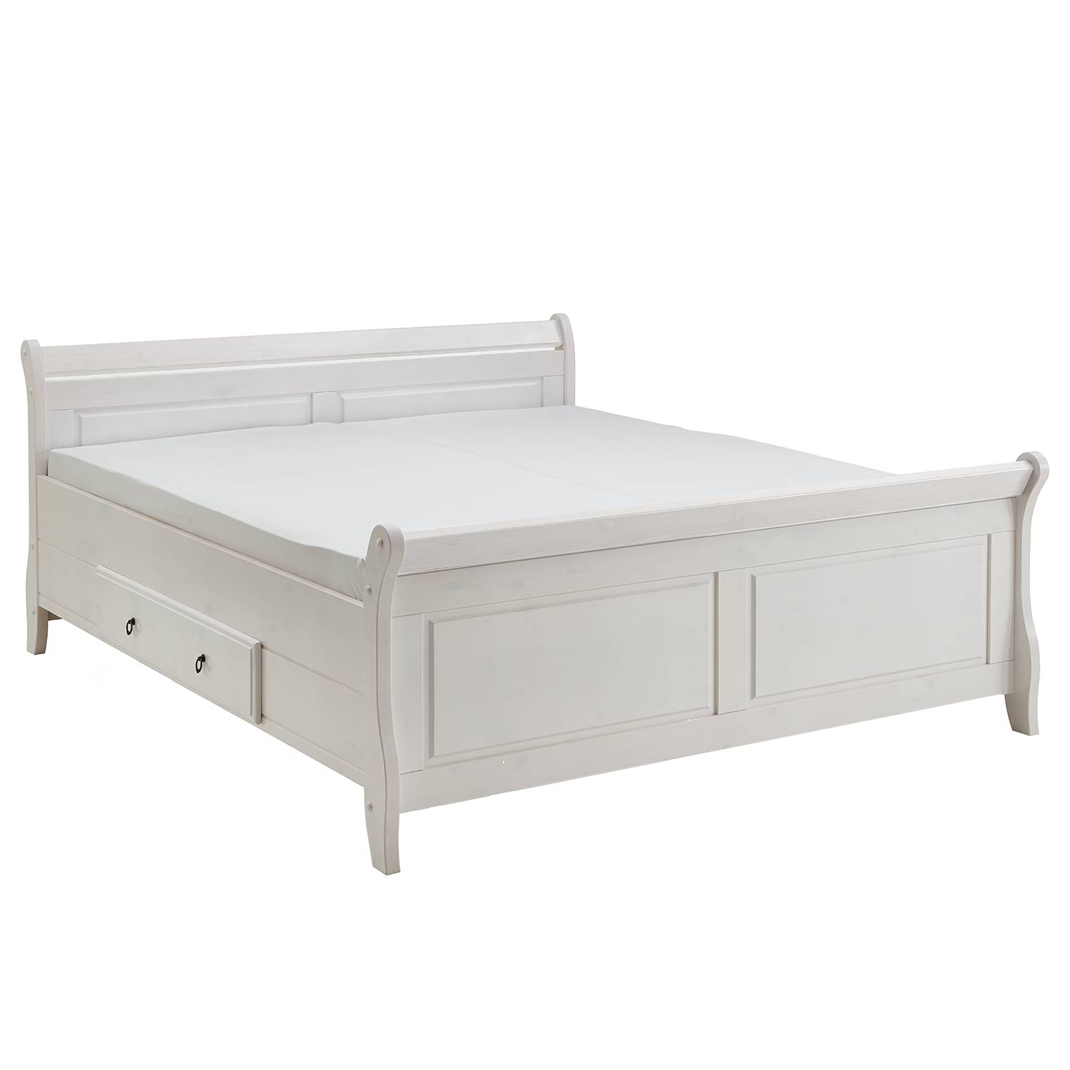 Massivholz-Doppelbett Cenan