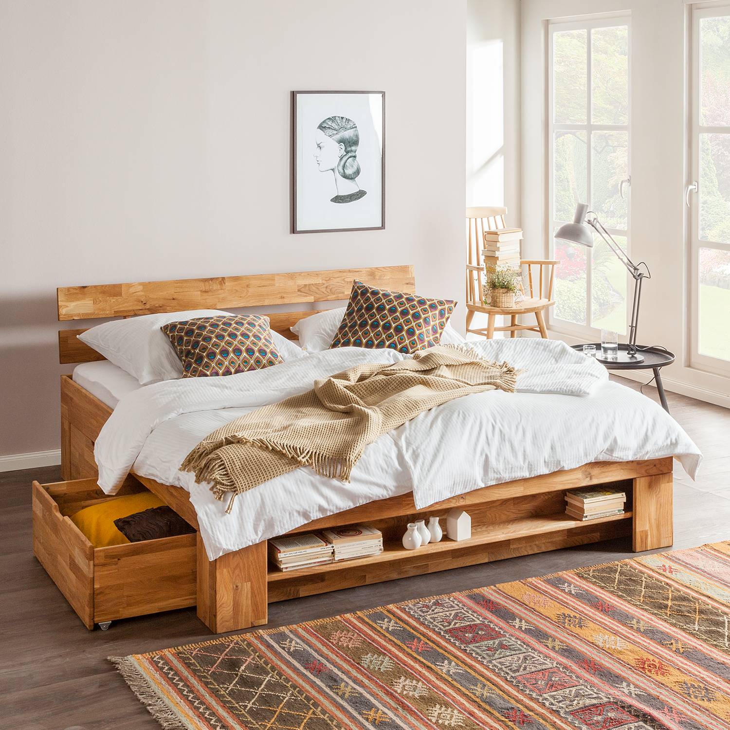 Massief Houten Bed Eoswood Ars Natura ars natura kopen in de aanbieding