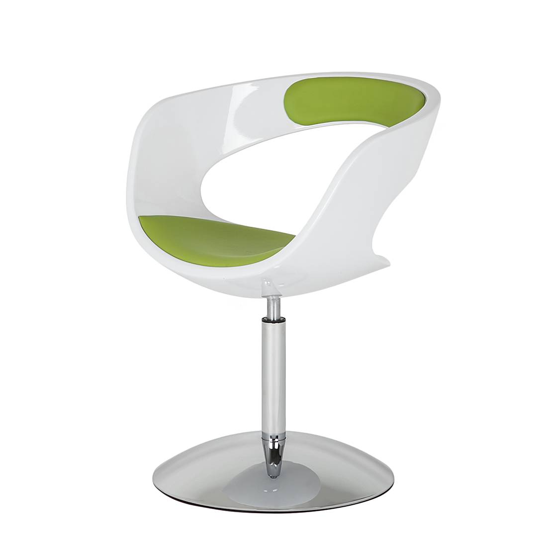 goedkoop Draaifauteuil Merida Appelgroen wit loftscape