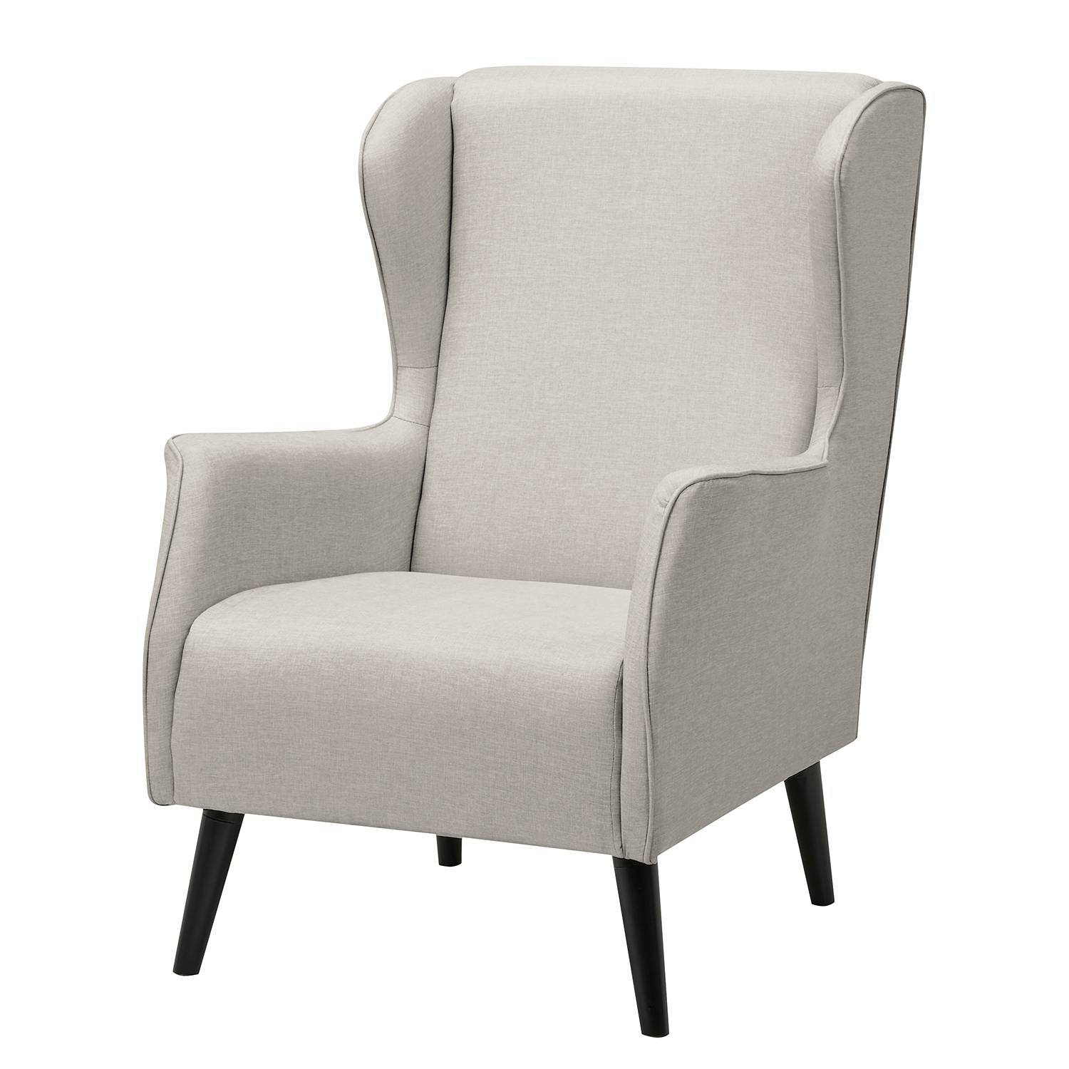 goedkoop Oorfauteuil Walling vlakweefsel Platinakleurig Morteens