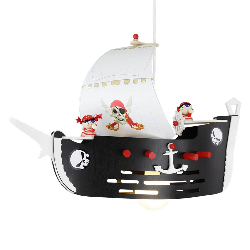 Pendelleuchte Piratenschiff | Kinderzimmer-Hängelampen