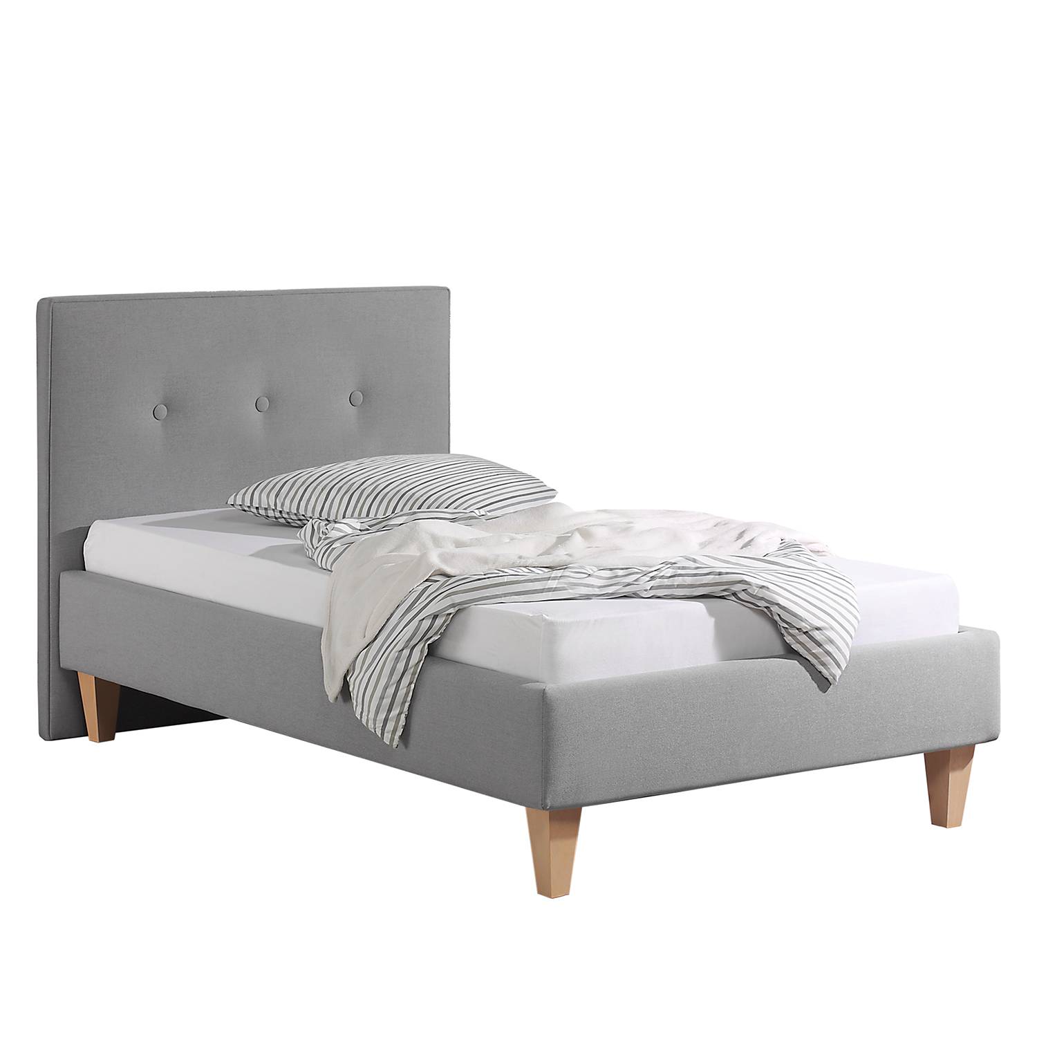 home24 Polsterbett Alnarp Strukturstoff