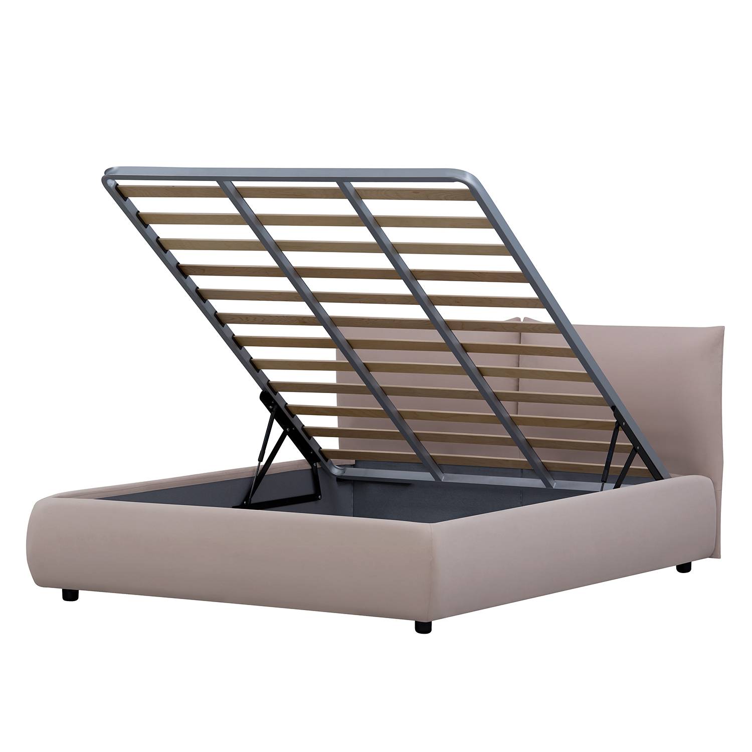 Polsterbett PONTE (inkl. Bettkasten) - Beige