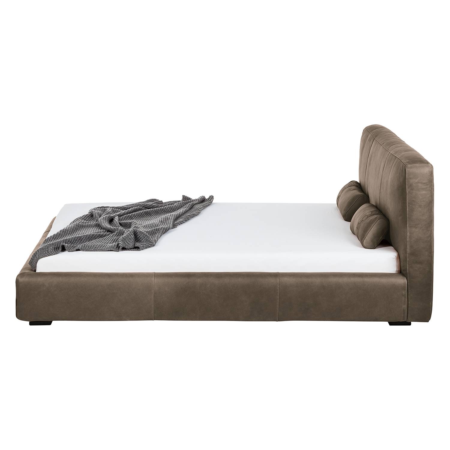 Polsterbett SHABBY 140x200 cm - Mokka