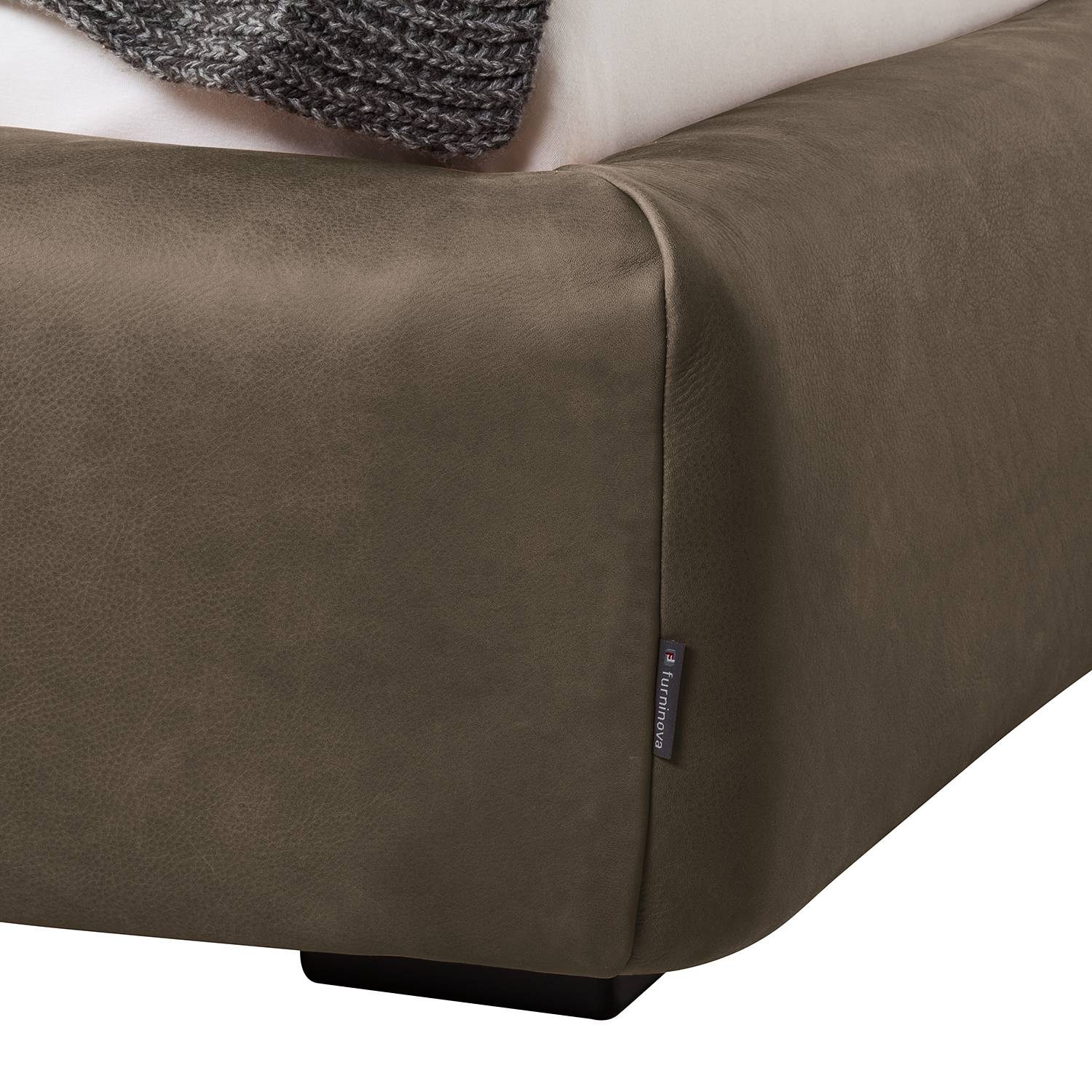 Polsterbett SHABBY - Echtleder