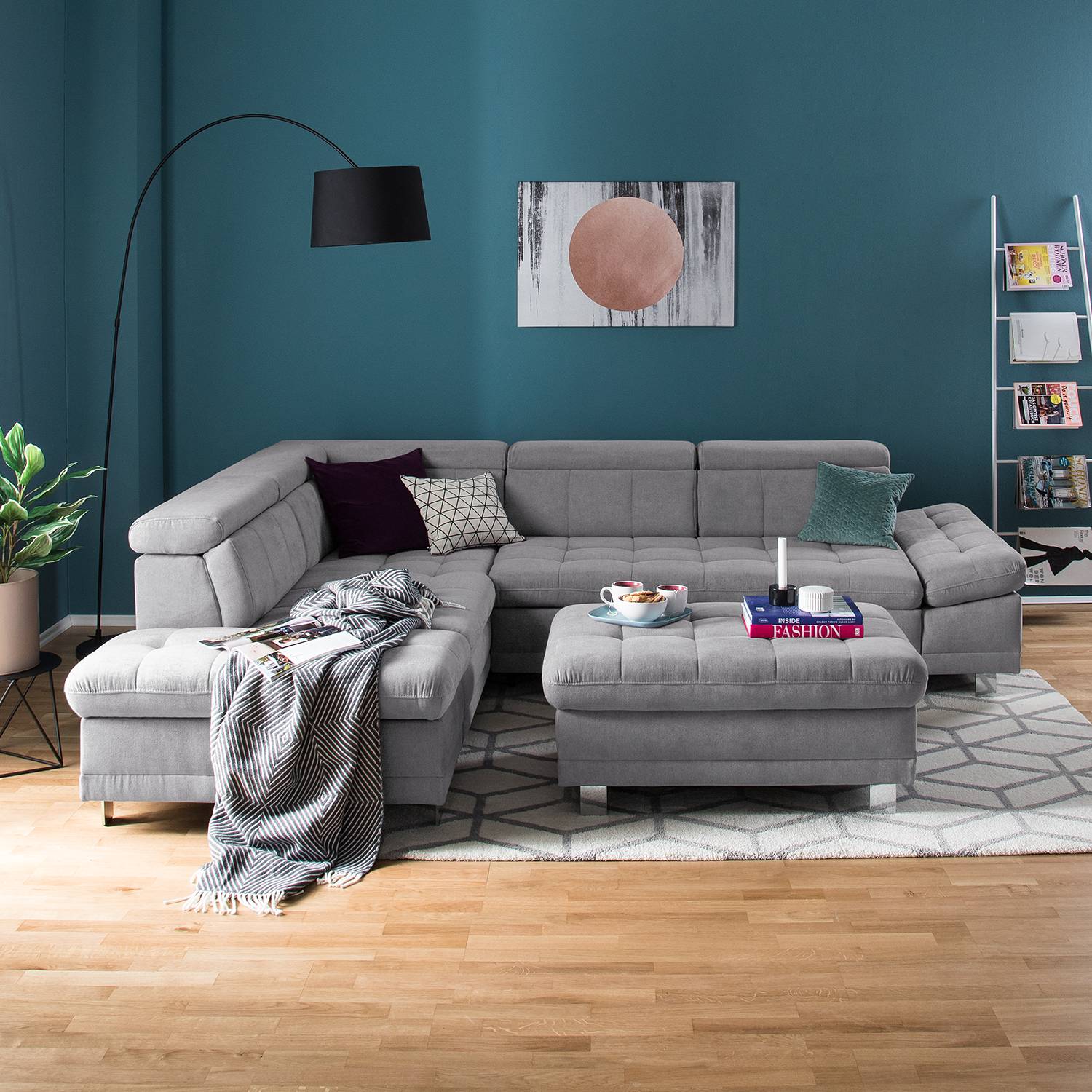 Pouf repose-pieds Ayna