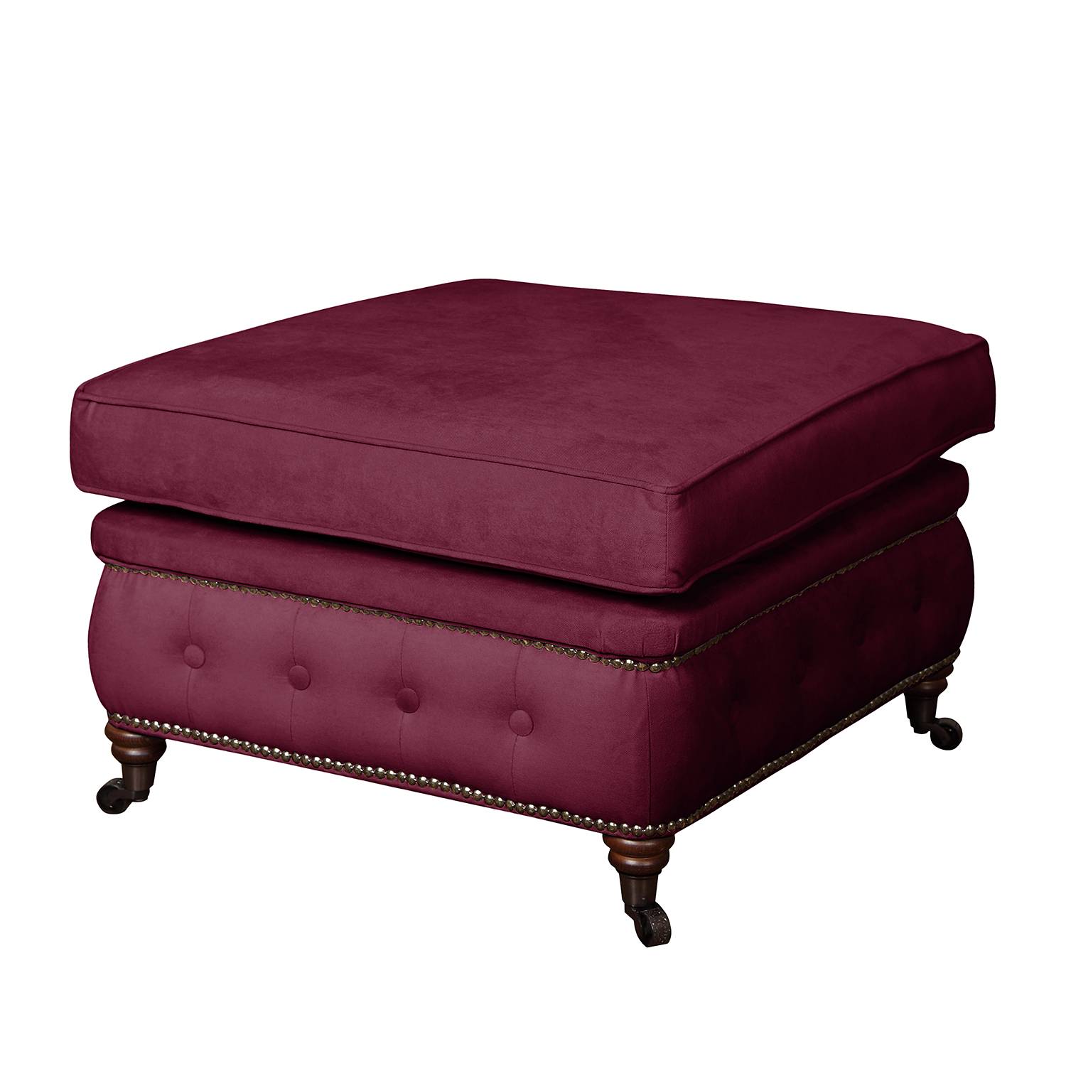 home24 Polsterhocker Esplanada (klein) Samt