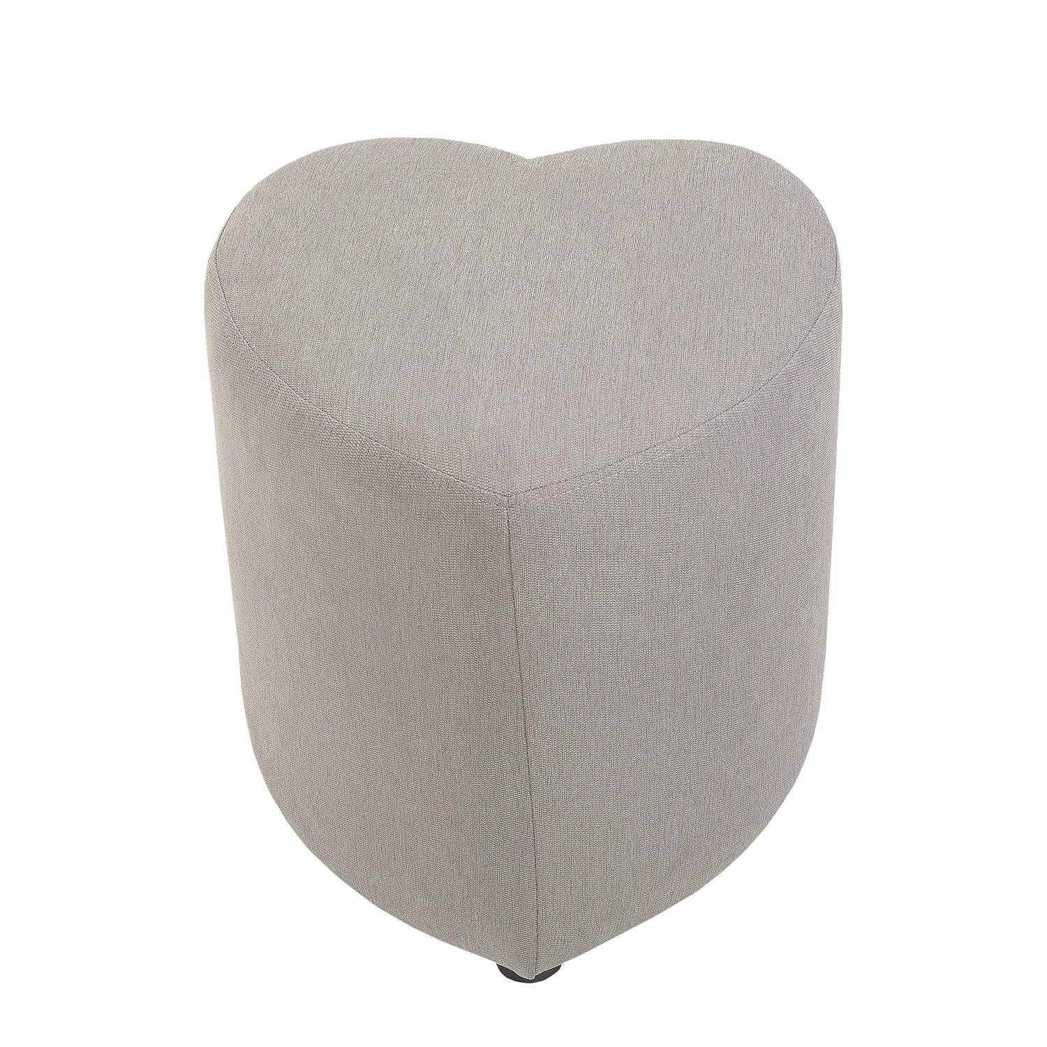 home24 Polsterhocker Lovelie Webstoff