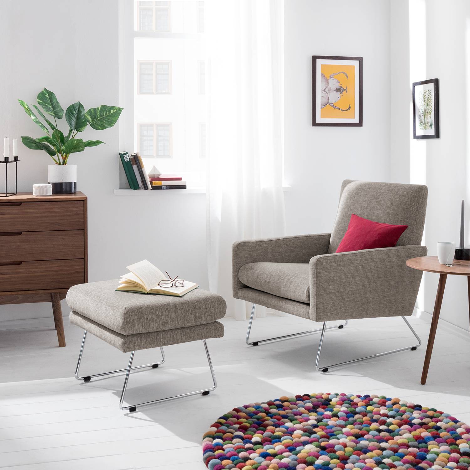 Pouf repose-pieds Maximus