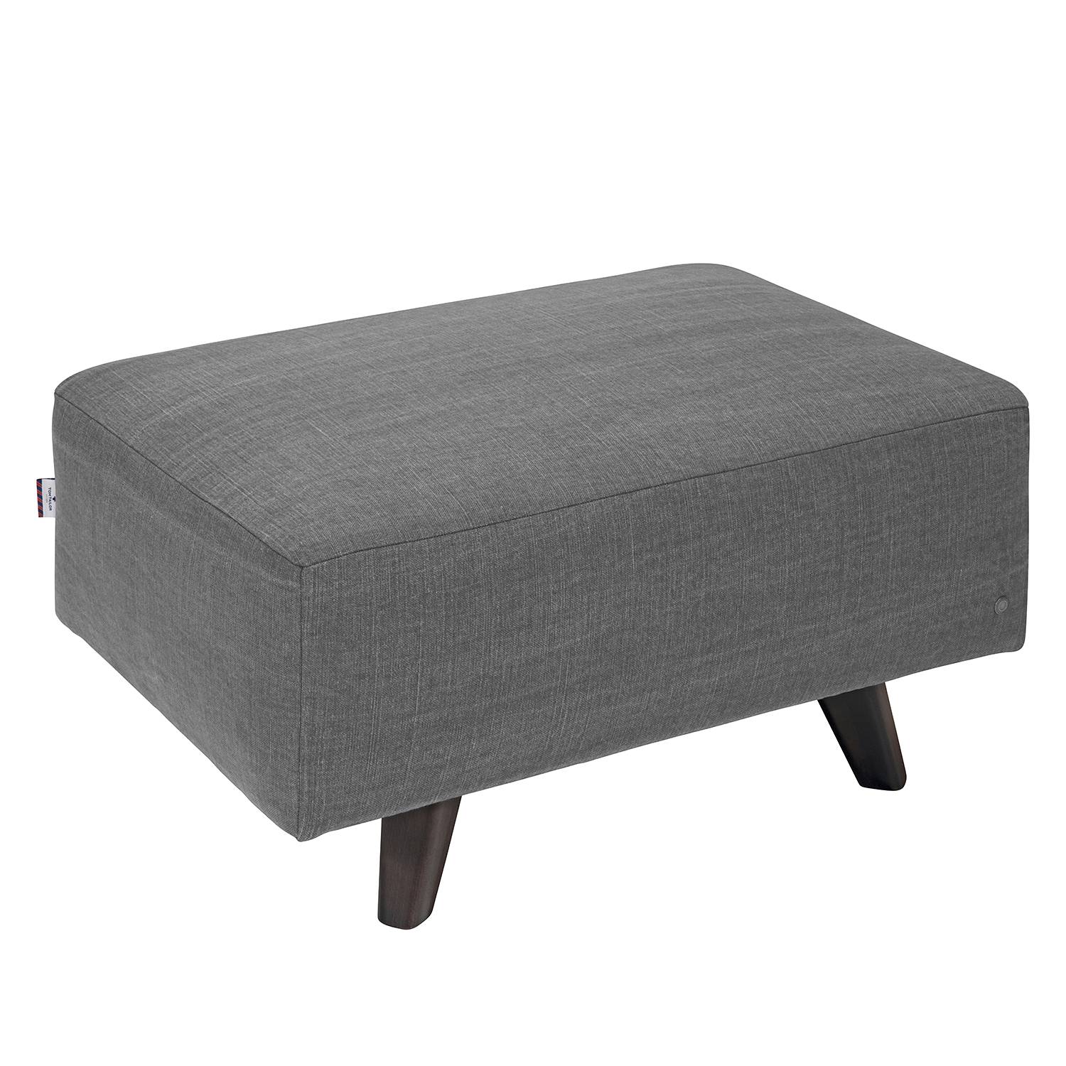 home24 Polsterhocker Nordic Pure Webstoff