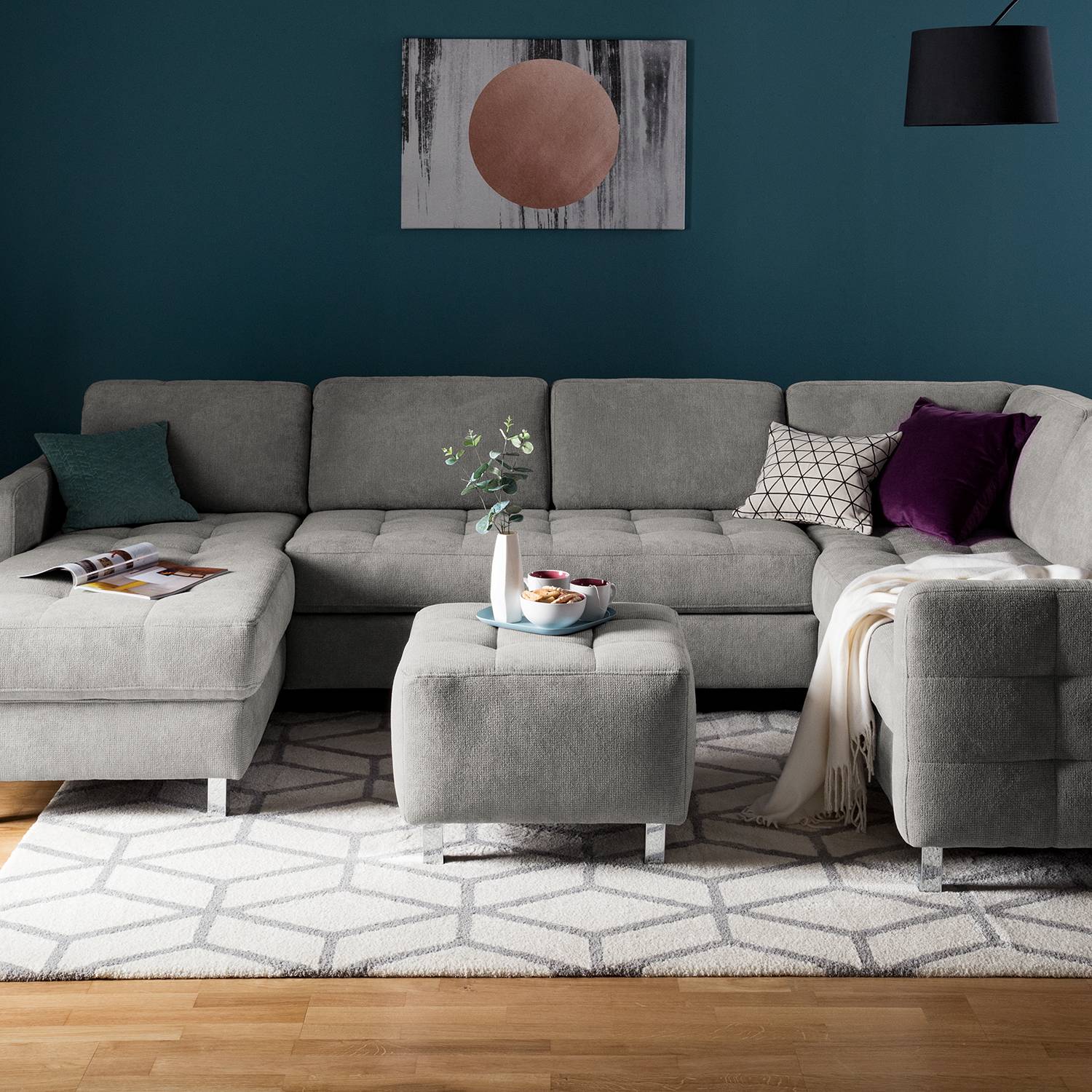 home24 Polsterhocker Tanete