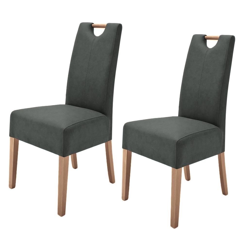 Image of Lot de 2 chaises capitonnées Alessia II 000000001000058269