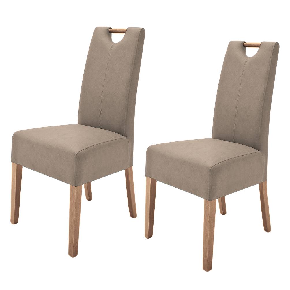 Image of Lot de 2 chaises capitonnées Alessia II 000000001000058272