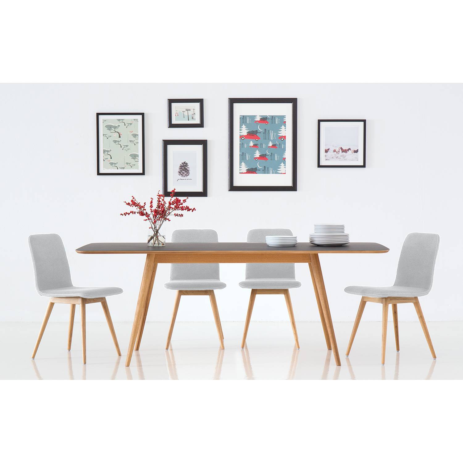 Chaises rembourrées Loca (lot de 2)