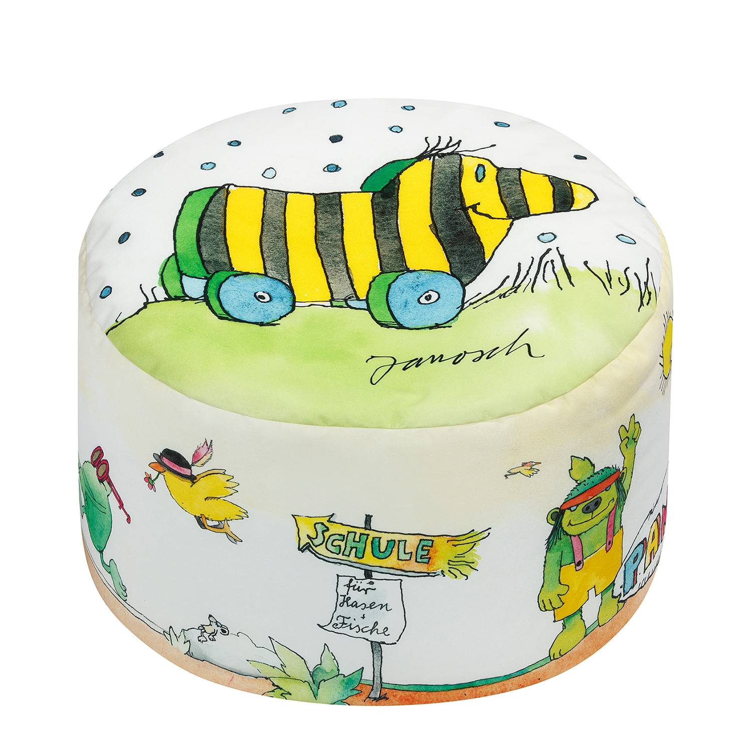 Pouf Janosch Tigerente Webstoff Home24 At
