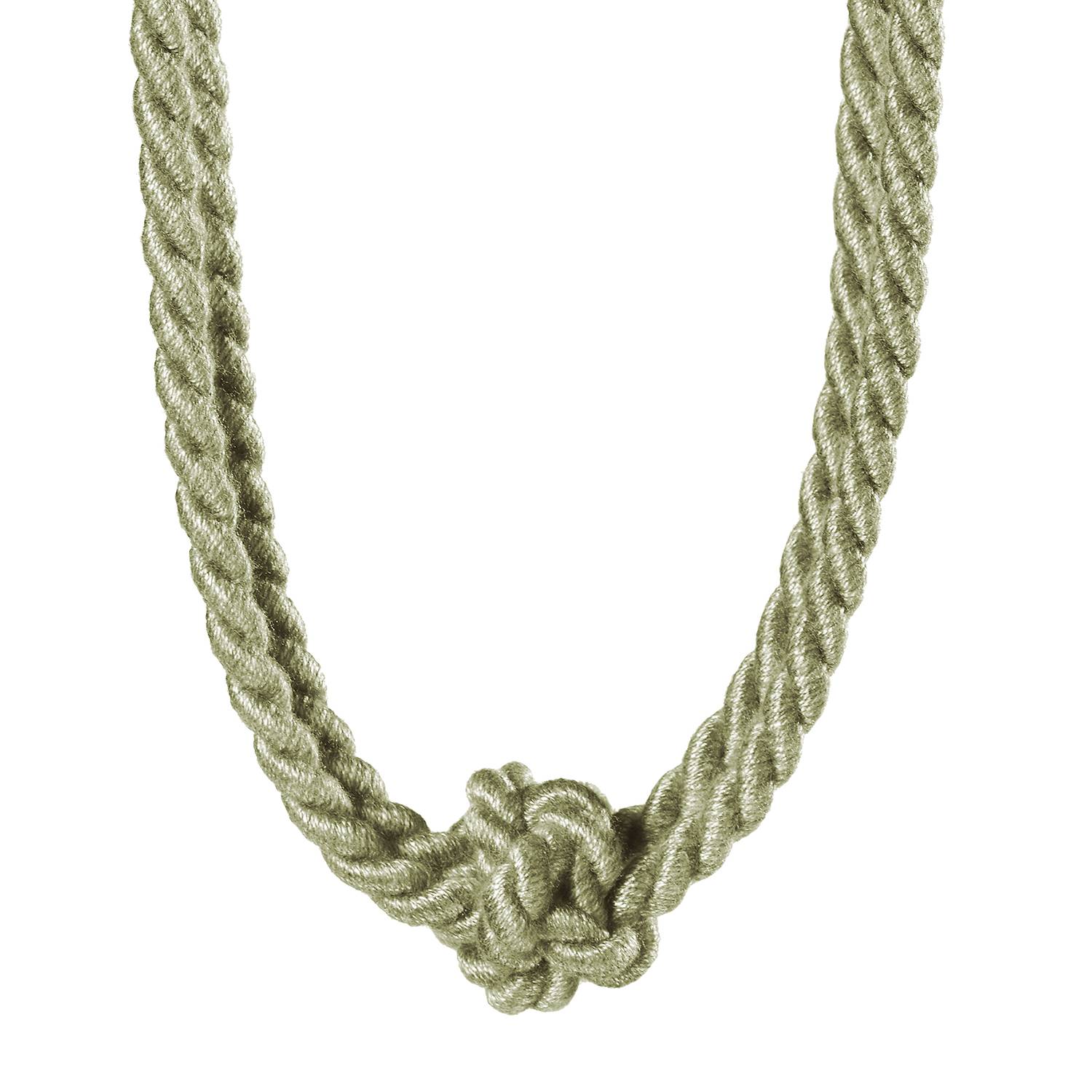 home24 Gerster Raffhalter Vesta Khaki 60 cm Breite Mischgewebe