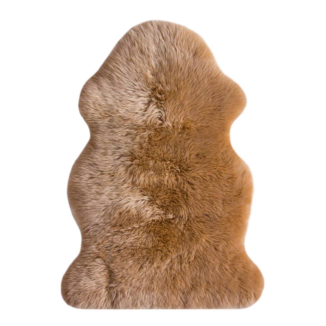 Schaffell i beige braun 1075986