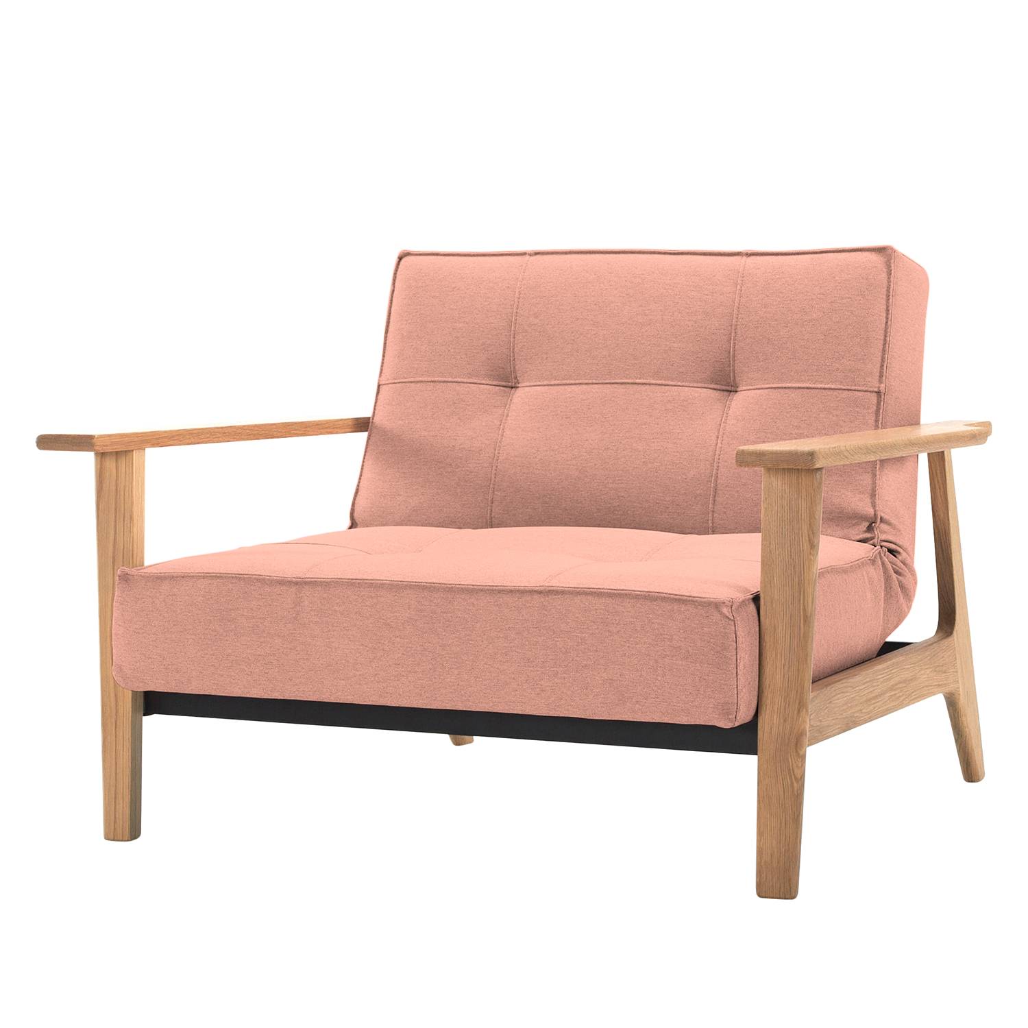 goedkoop Fauteuil Splitback Frej geweven stof Stof 557 Soft Coral Innovation Möbel