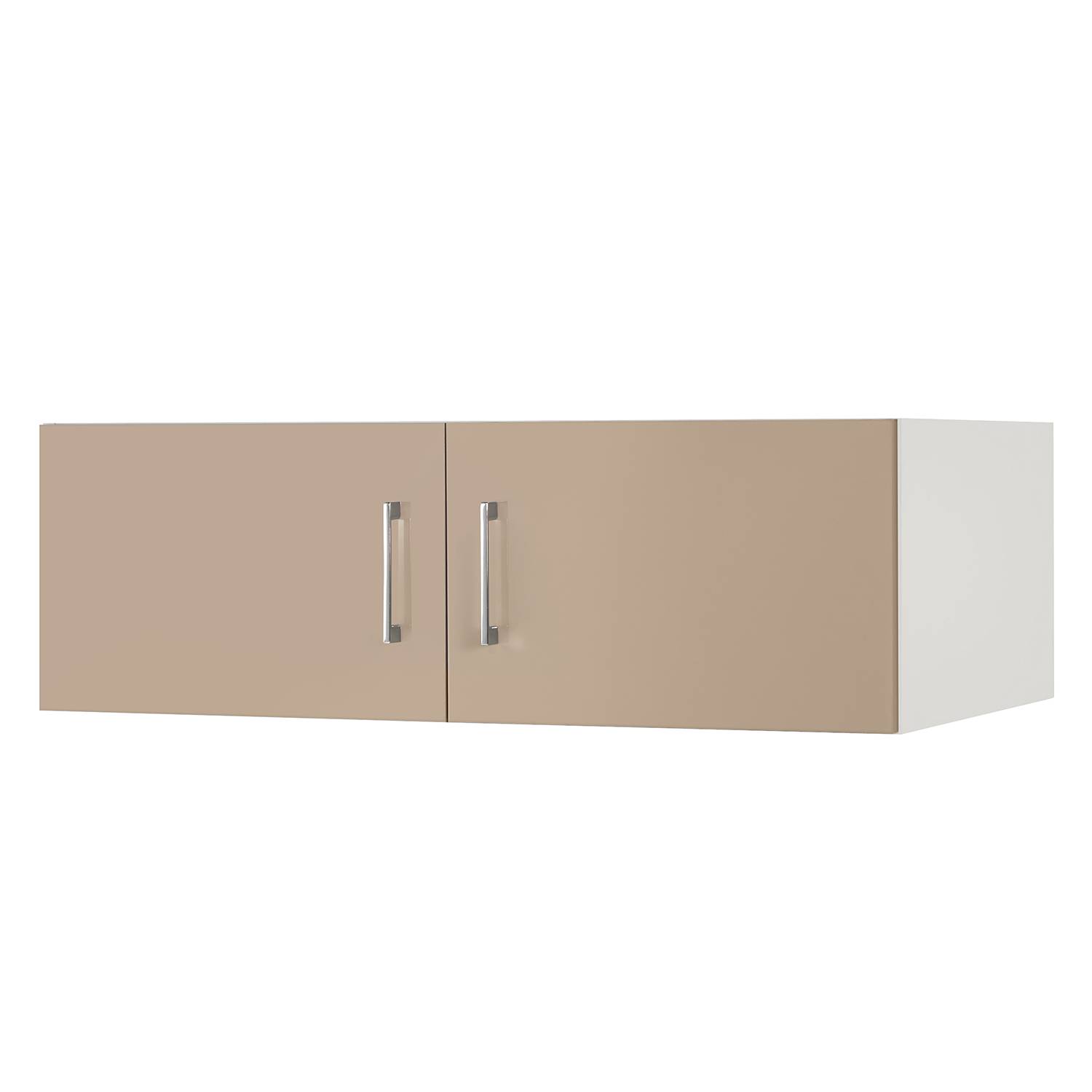goedkoop Kast opzetstuk KSW IV Hoogglans zandgrijs WelleMobel