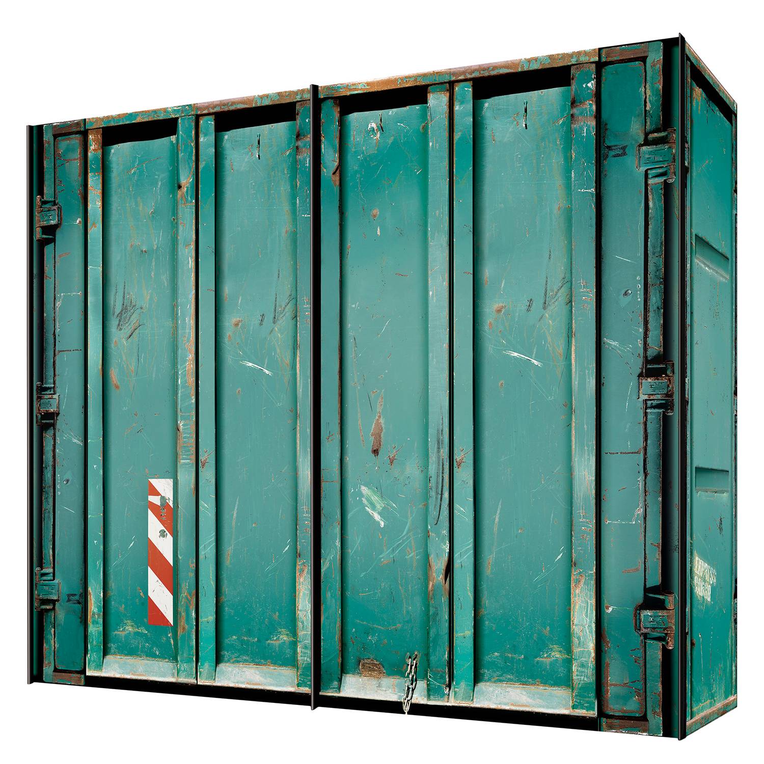 goedkoop Zweefdeurkast Cando Turquoise Green 250cm 2 deurs Express Mobel