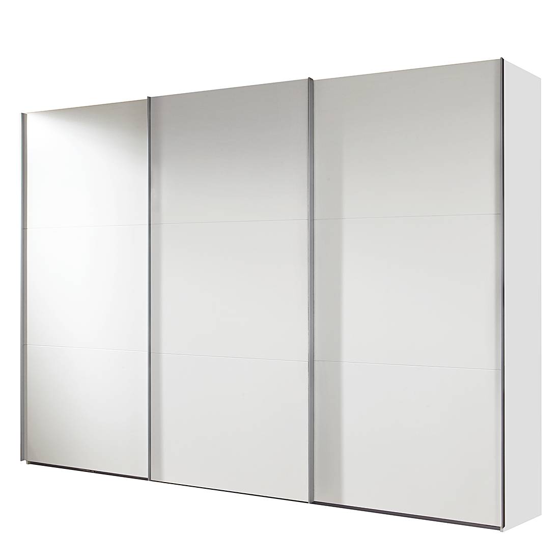 goedkoop Draaideurkast Medley alpinewit Schuifdeurkast Medley alpinewit BxH 315x210cm 3 deurs Wimex