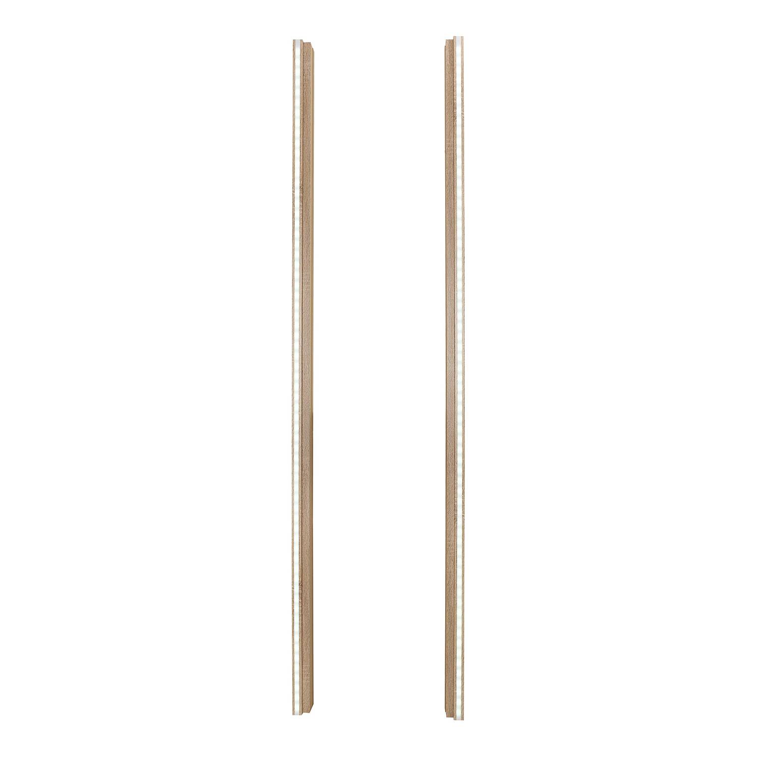goedkoop energie A+ Randverlichting voor draaideurkast Sonoma eikenhouten look 236cm Skop