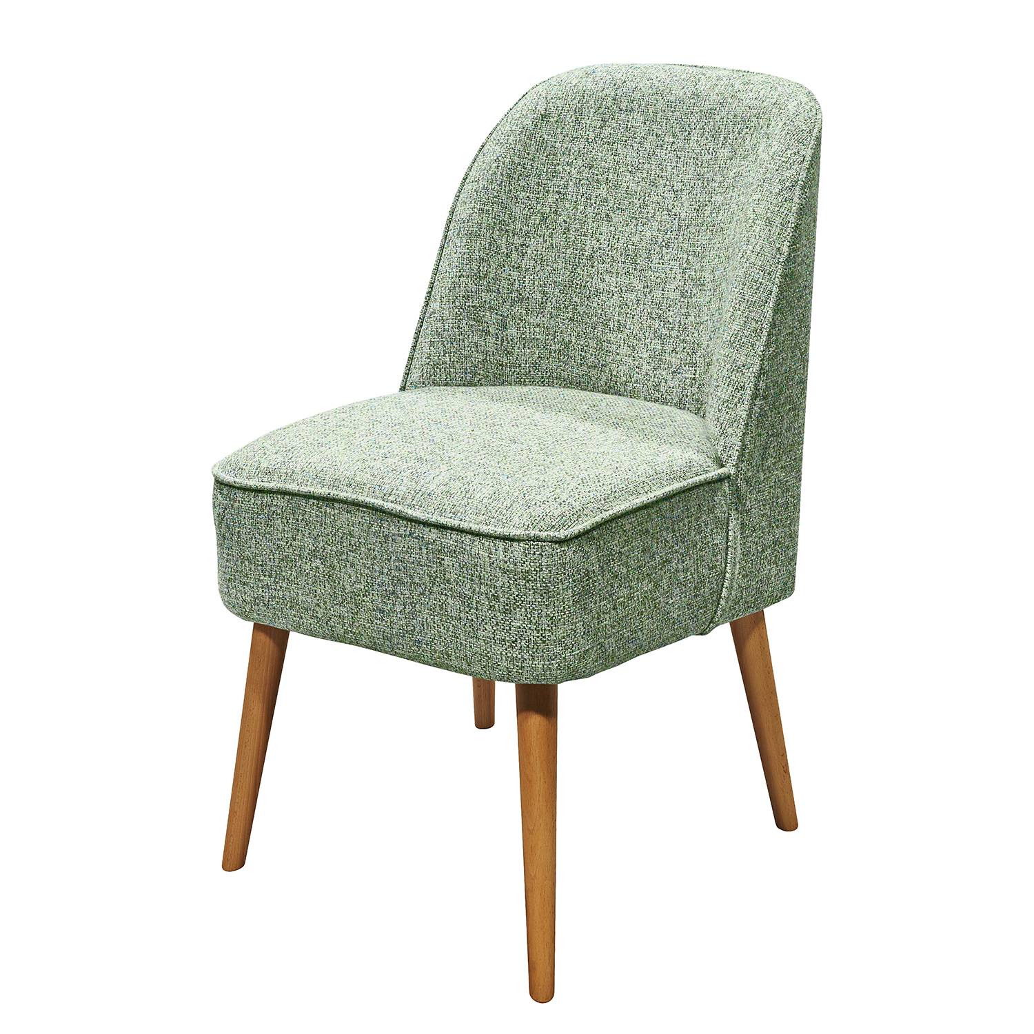 goedkoop Fauteuil Capain geweven stof Mintkleurig Morteens