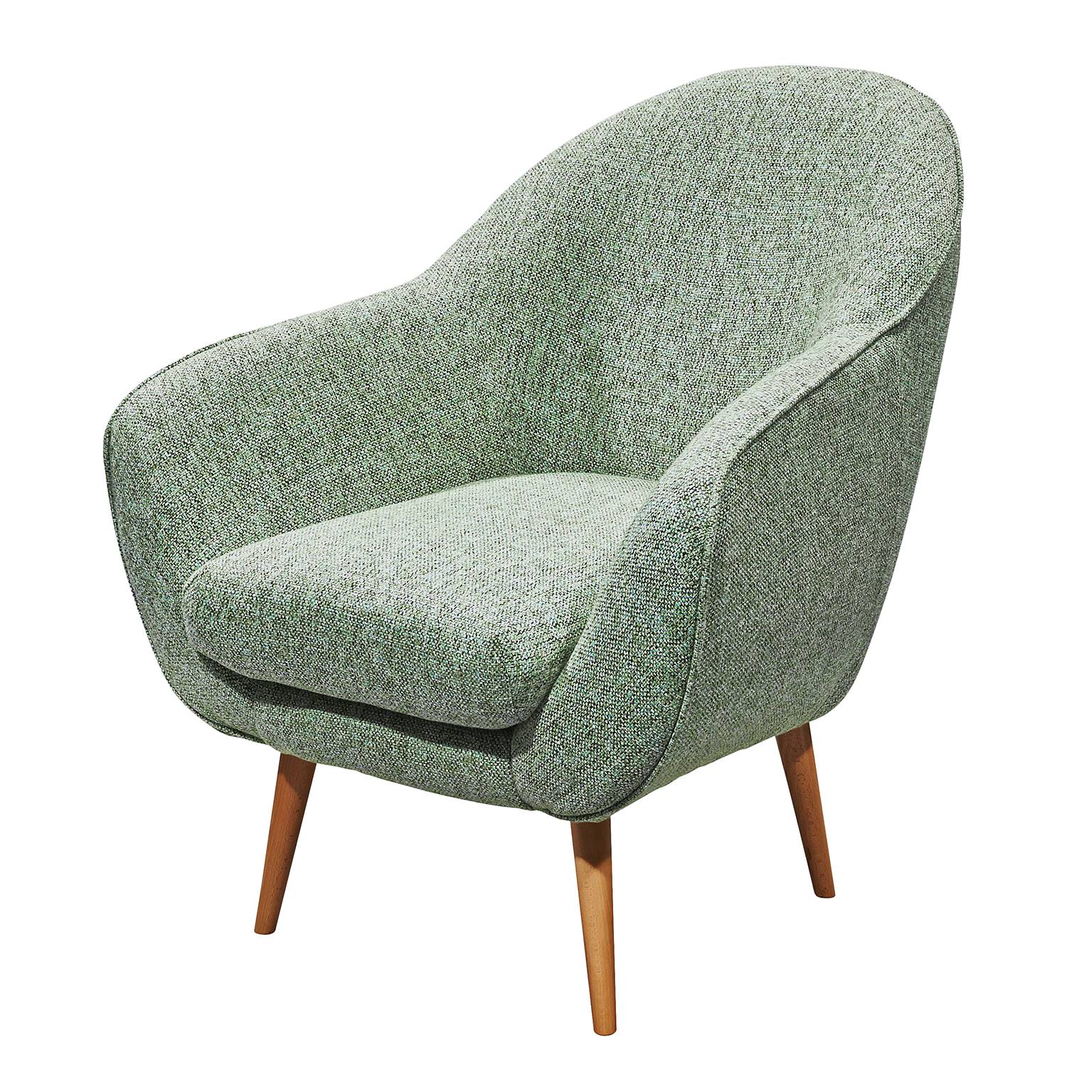 goedkoop Fauteuil Donzac geweven stof Mintkleurig Morteens