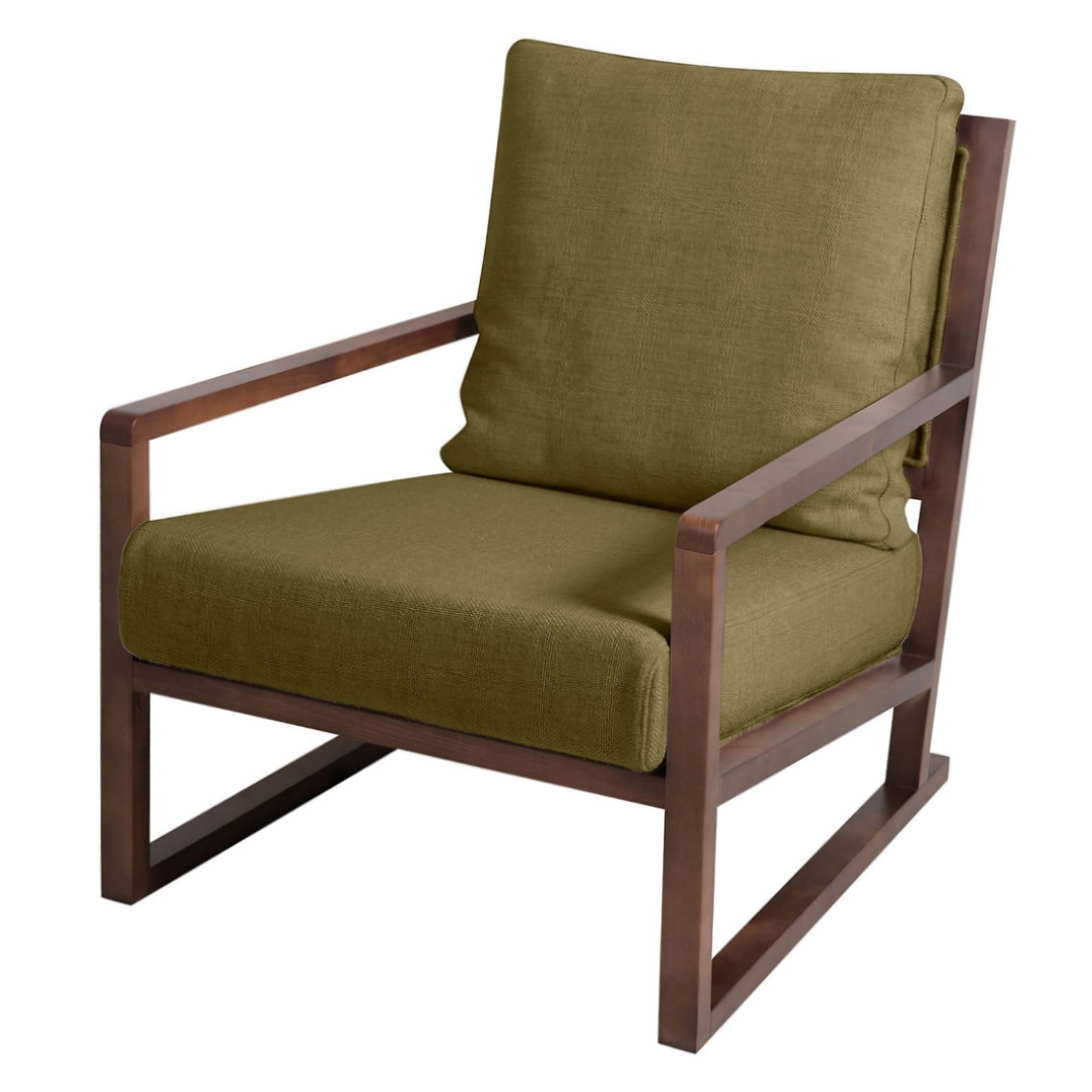 goedkoop Fauteuil Woolwich geweven stof Stof Andra Groen Studio Copenhagen