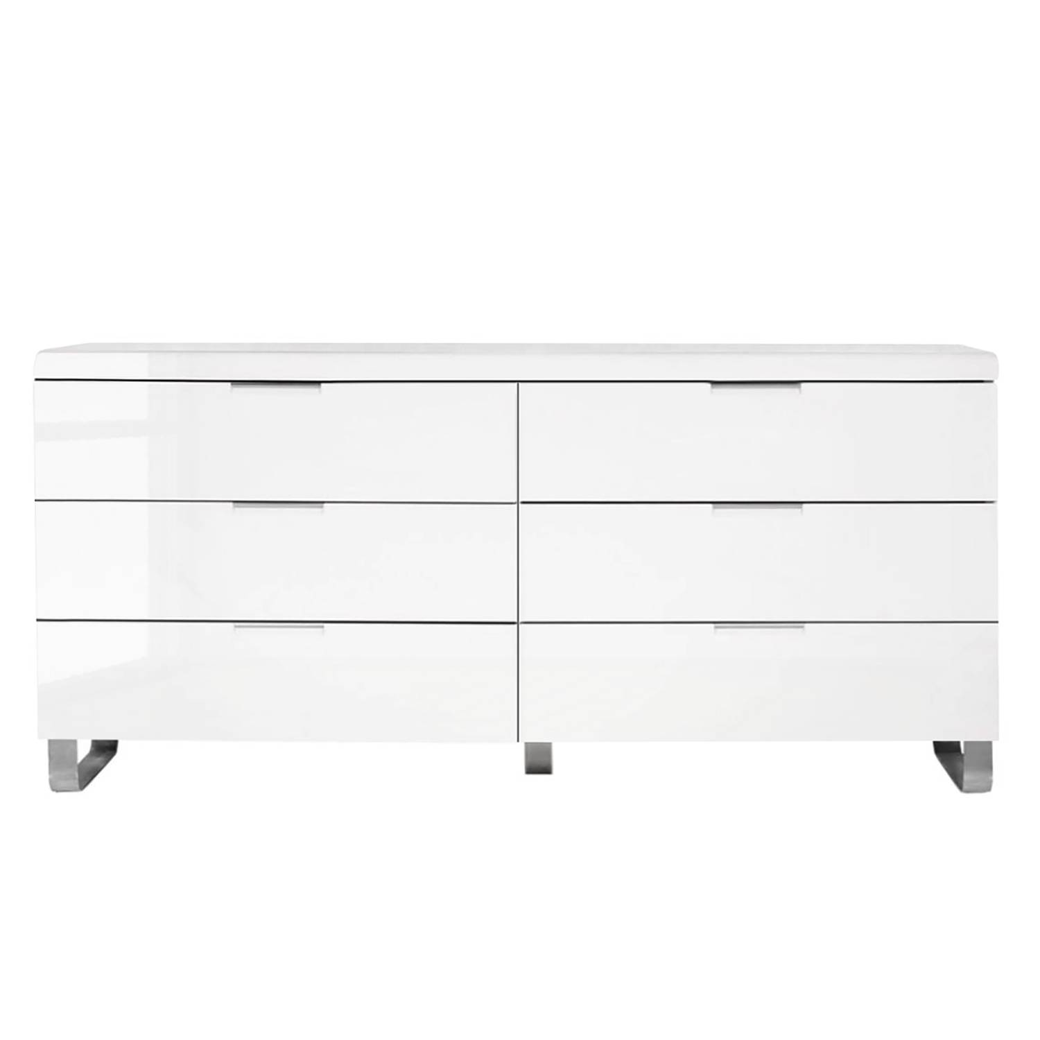 Sideboard BIANCO II - Hochglanz Weiß