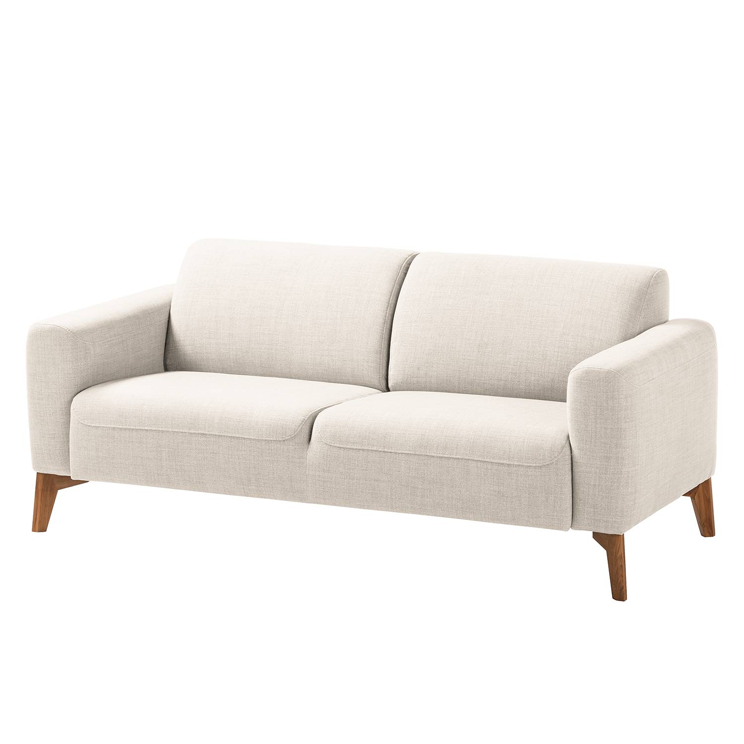 Sofa BORA II (2,5 Sitzer) Webstoff - Creme