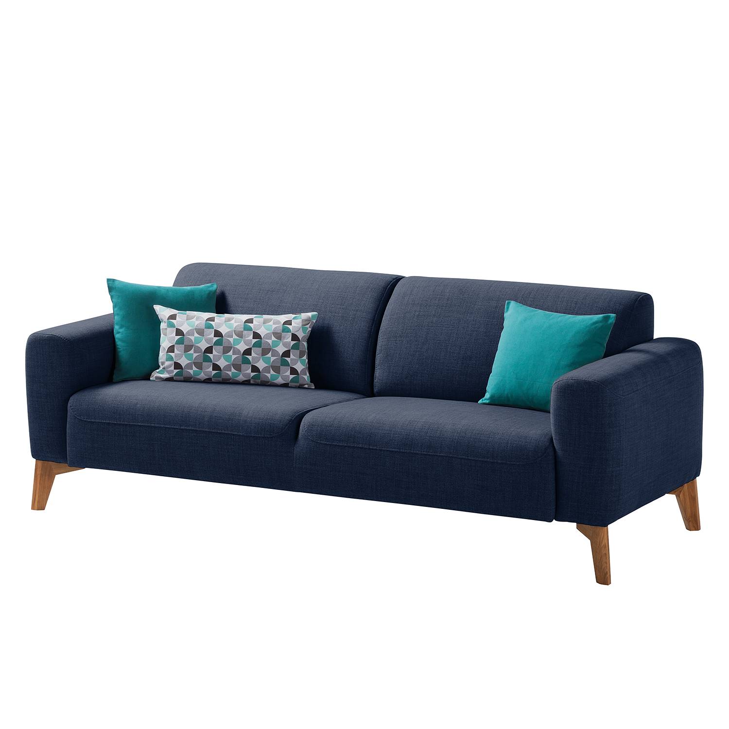 goedkoop Bank Bora II 3zitsbank geweven stof Stof Milan Donkerblauw Studio Copenhagen