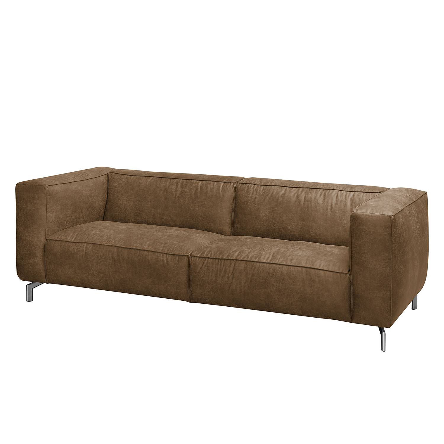 home24 Sofa Pentre (3-Sitzer) Antiklederlook