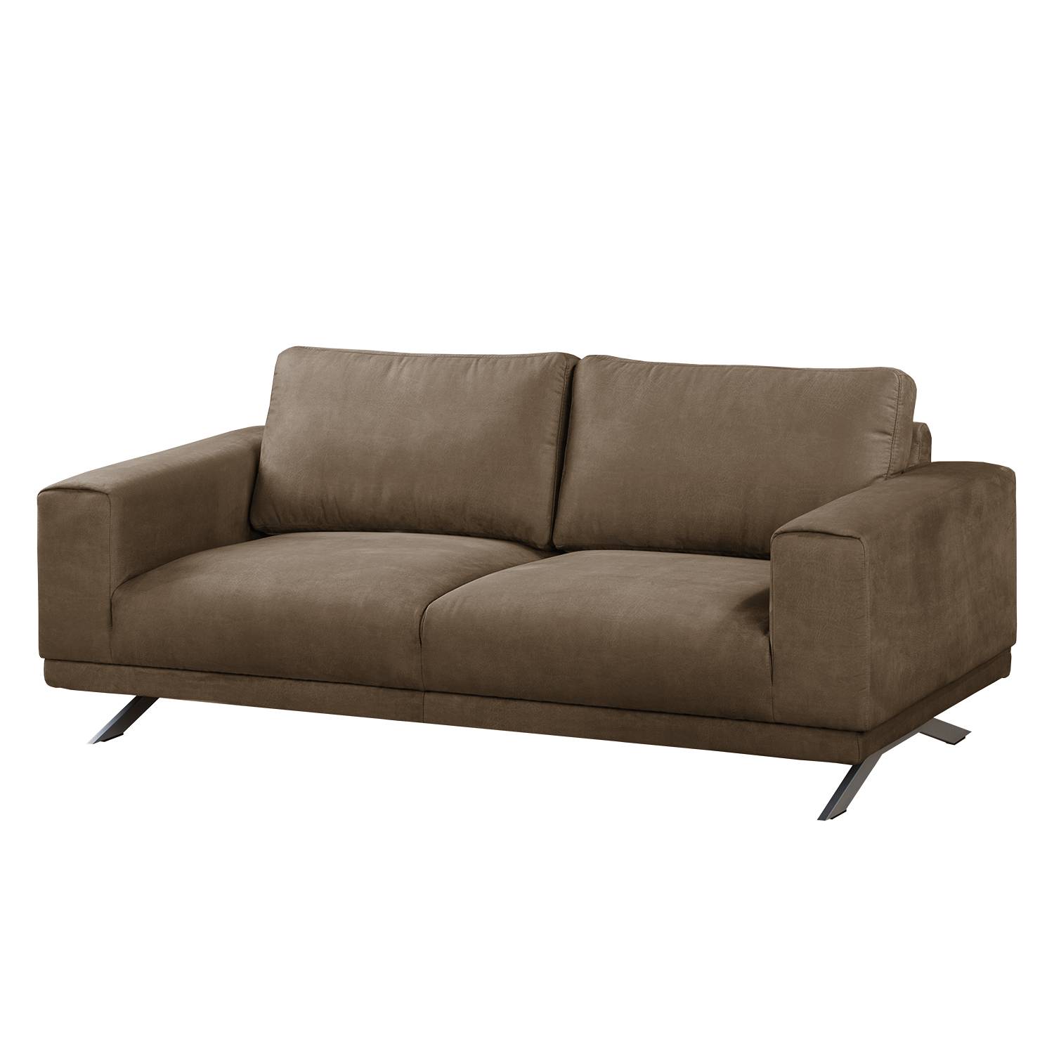 home24 Fredriks Sofa Ramilia 2-Sitzer Muskat Microfaser 196x81x89 cm
