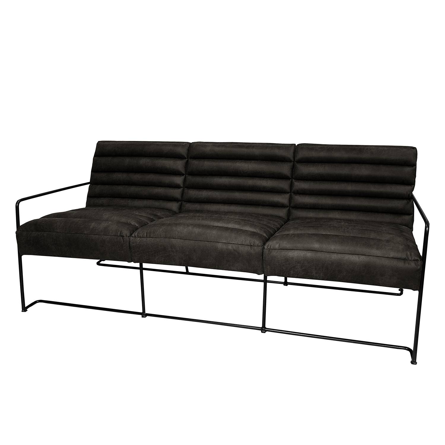 goedkoop Bank Voda I 3zitsbank antieke leerlook Basalt ars manufacti