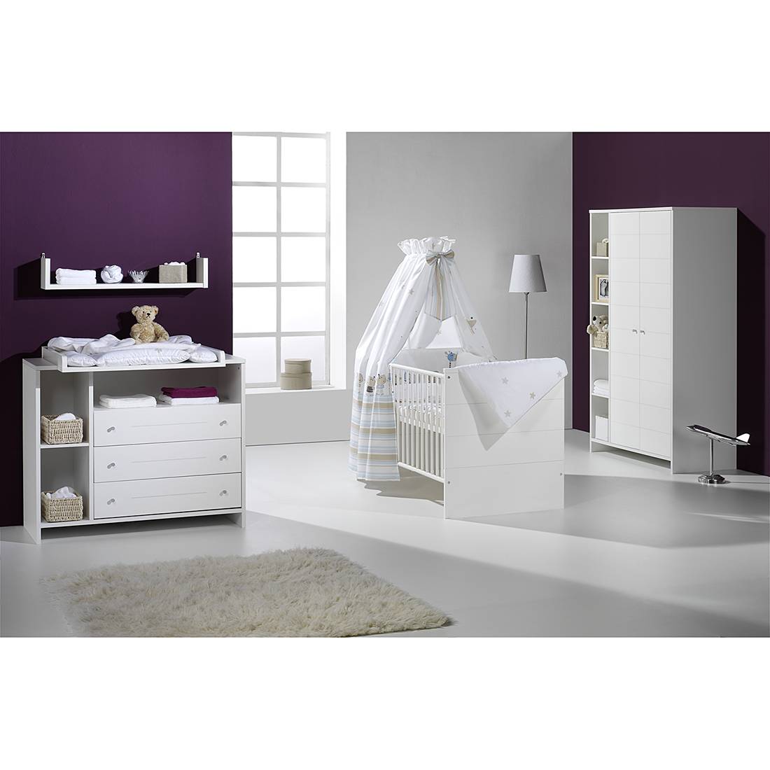 home24 Babyzimmer Eco Stripe (3-teilig) home24 Babyzimmer Eco Stripe (3-teilig)