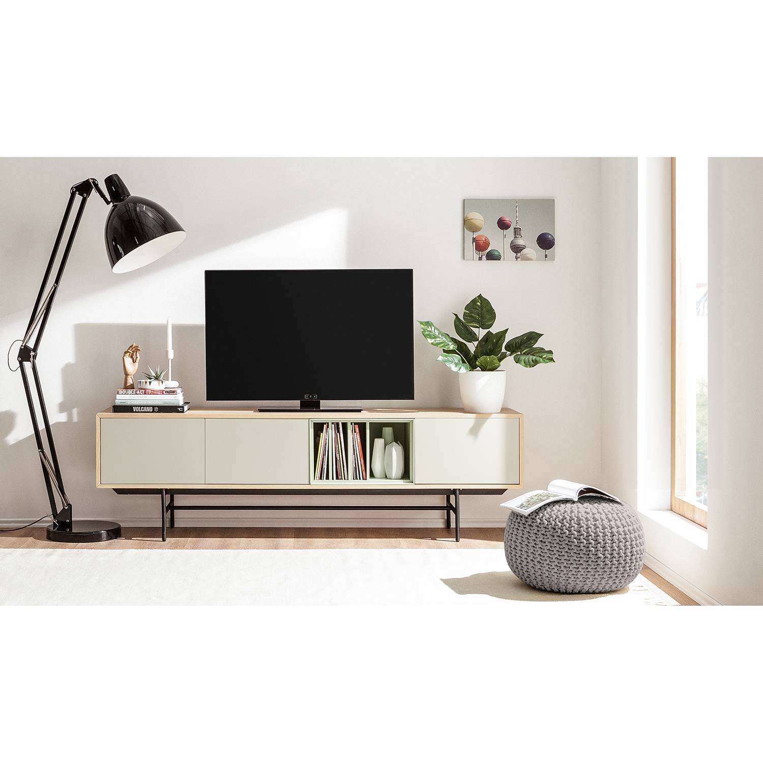 Strickpouf EDSON - Webstoff