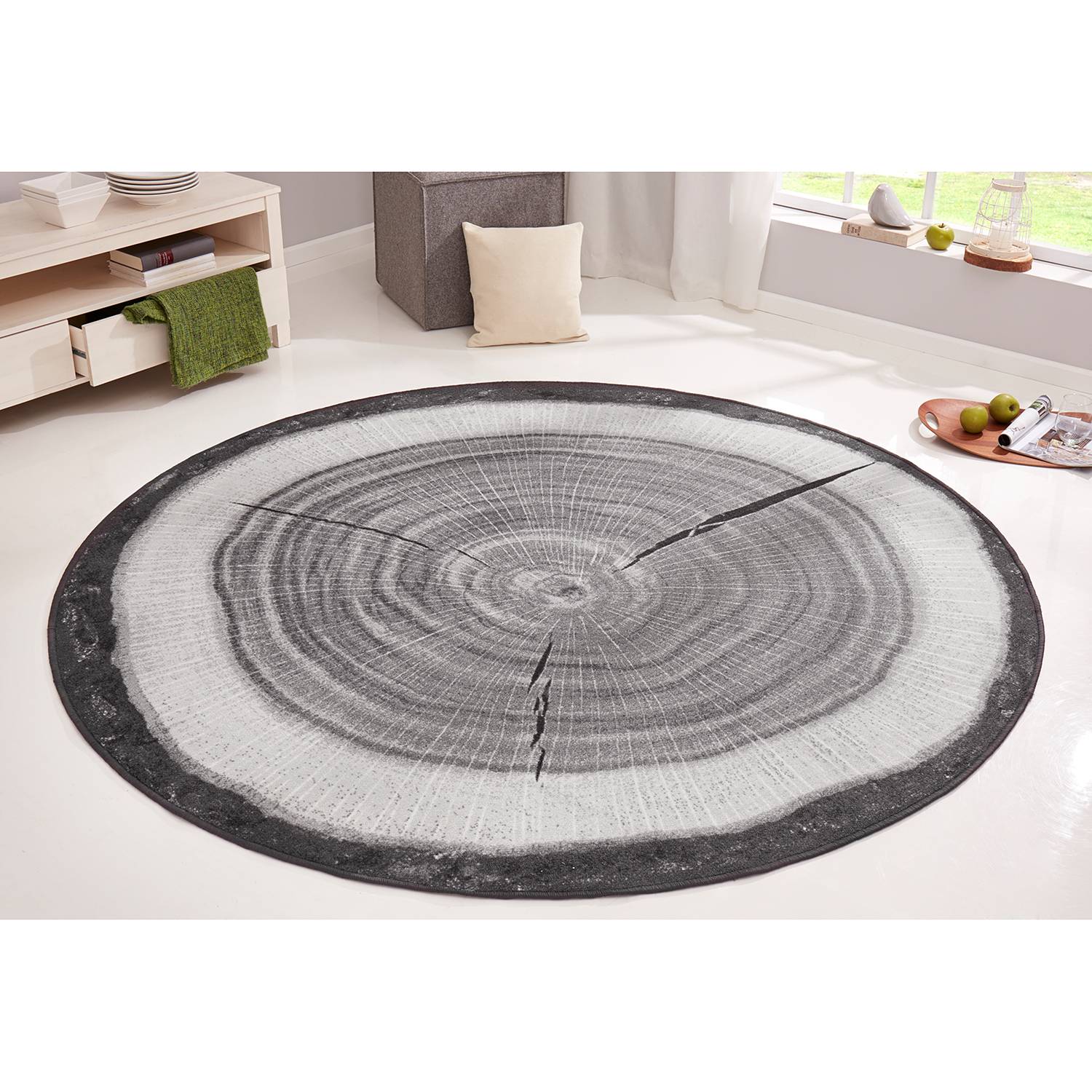 home24 Teppich Baumstamm