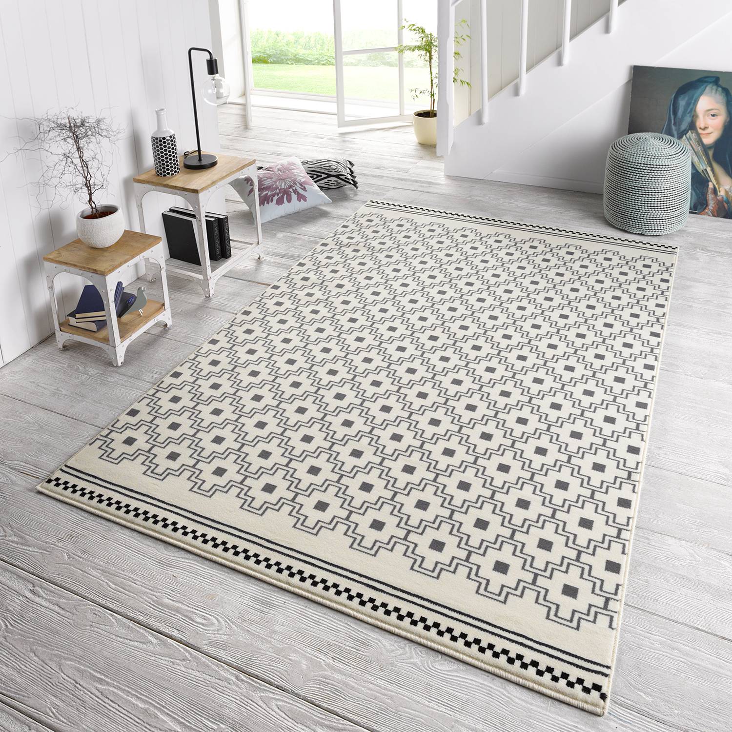 home24 Teppich Cubic