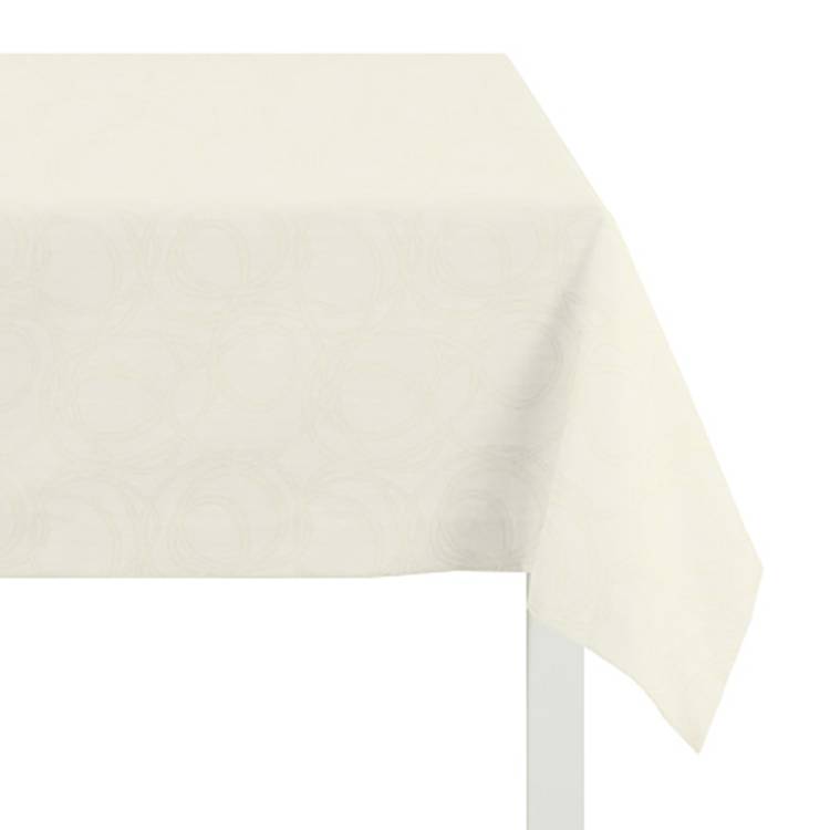 home24 Apelt Tischdecke Alabama Beige Kunstfaser Modern 85x85 cm (BxT)