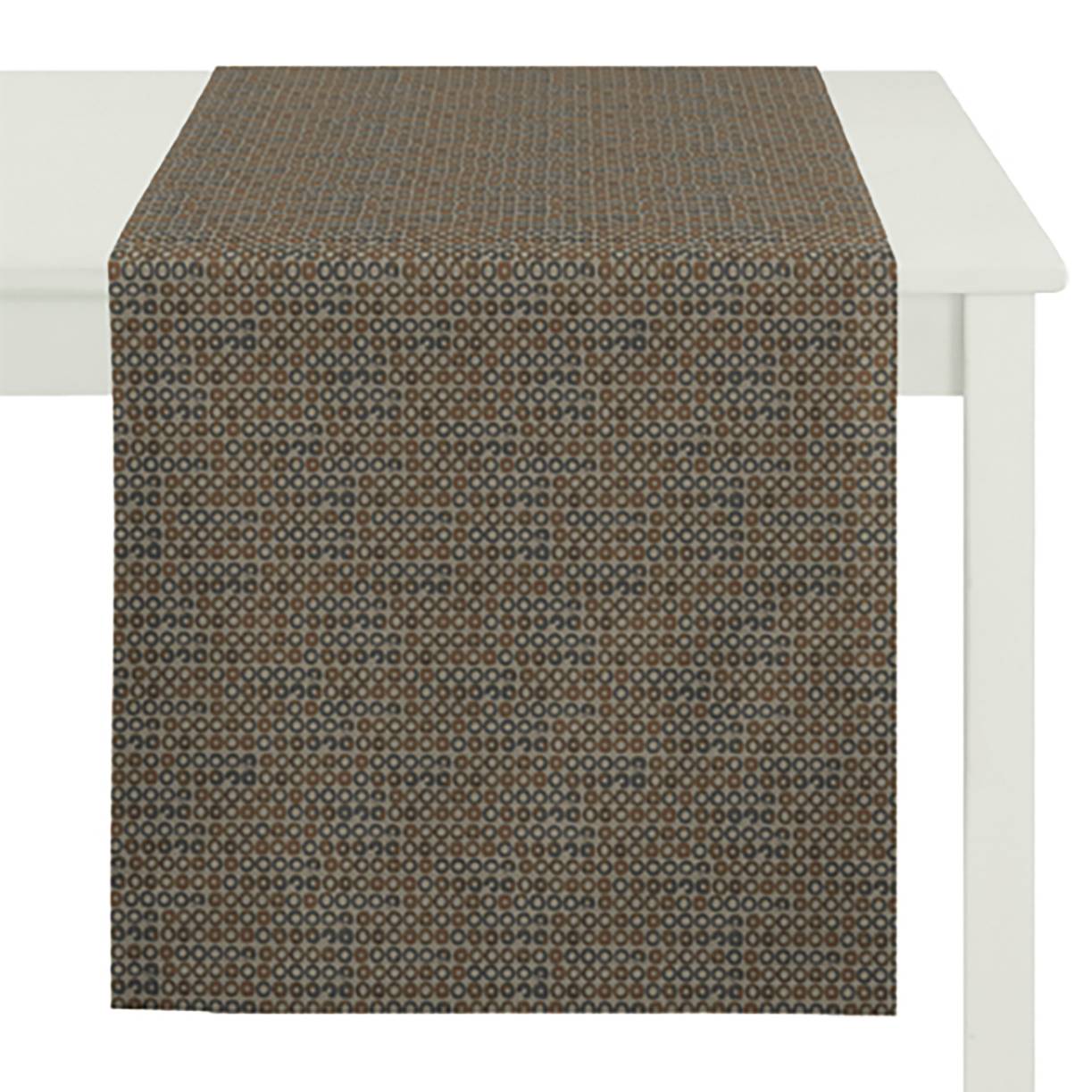 home24 Apelt Tischläufer Casino Schlamm Webstoff Skandi 48x140 cm (BxT)