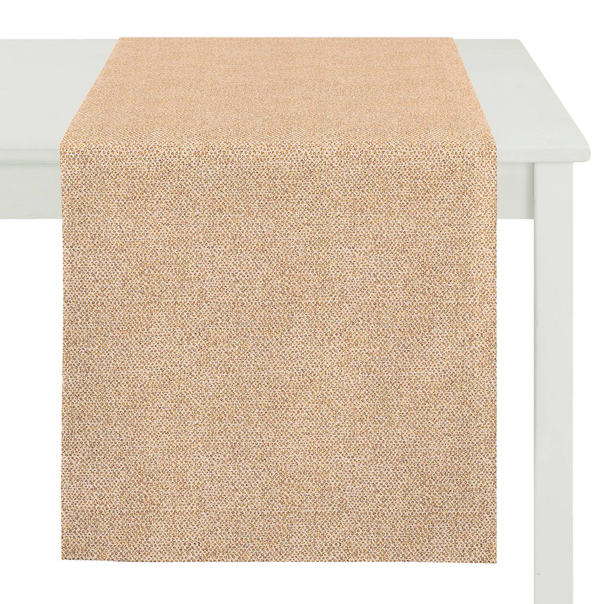 home24 Apelt Tischläufer Cinta Karamell Webstoff Modern 48x140 cm (BxT)
