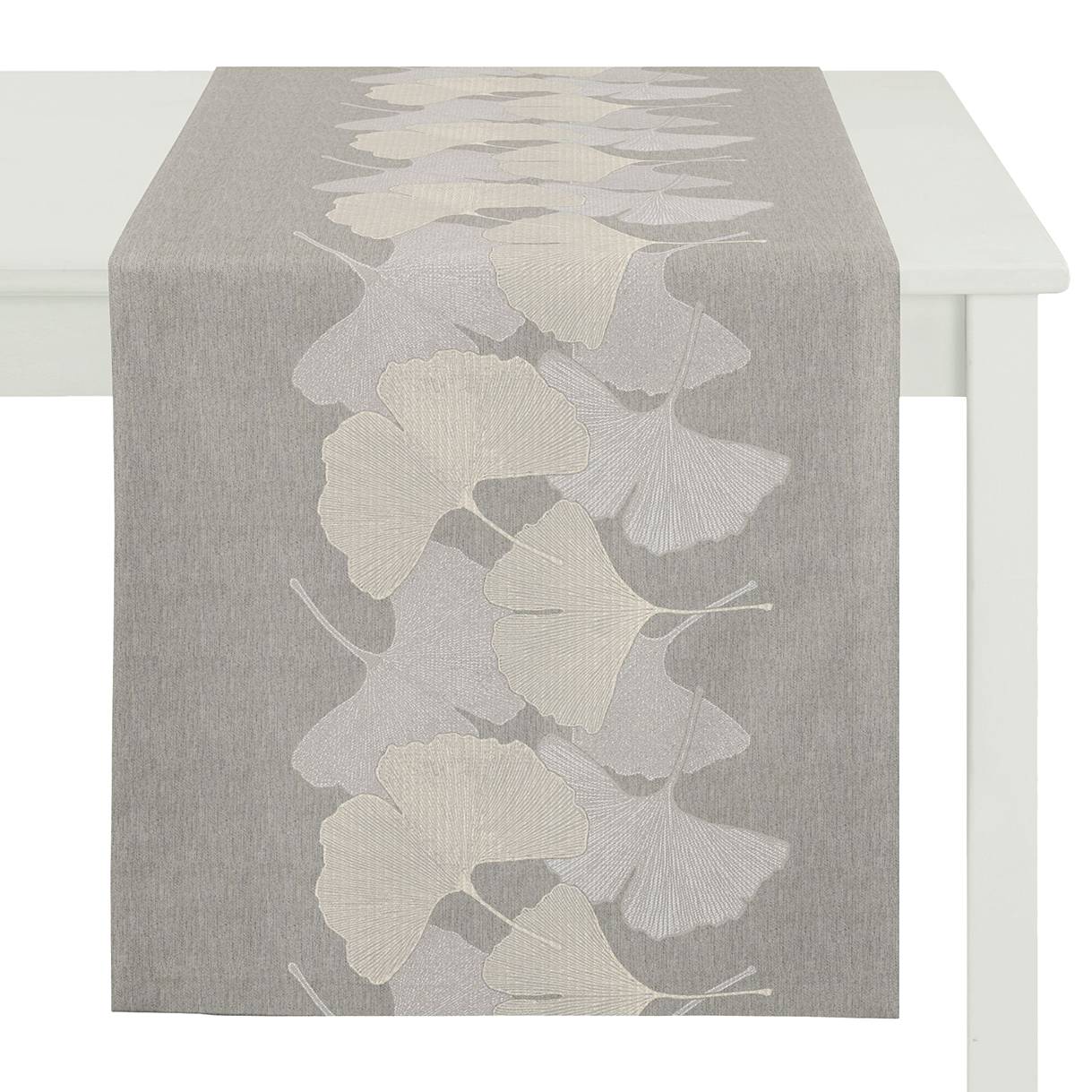 home24 Apelt Tischl„ufer Undeloh Granit Webstoff 48x140 cm (BxT)