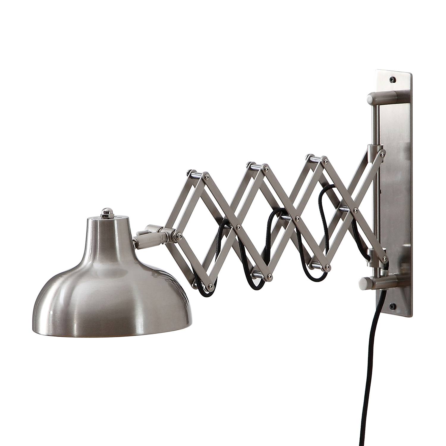 Wandleuchte triangel eisen 1 flammig silber 4021388
