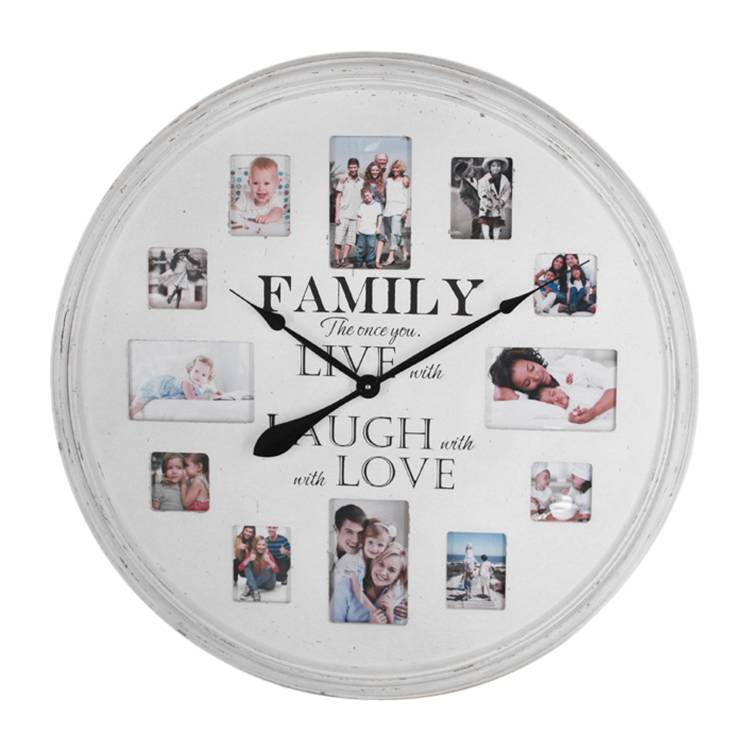 Horloge murale Family Foto