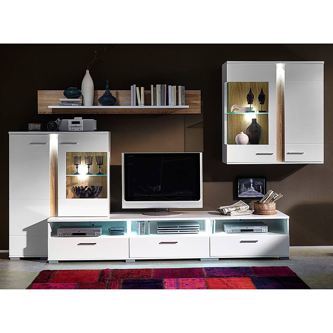 Wandmeubel Borger I 4 Delige Set Loftscape loftscape kopen in de aanbieding